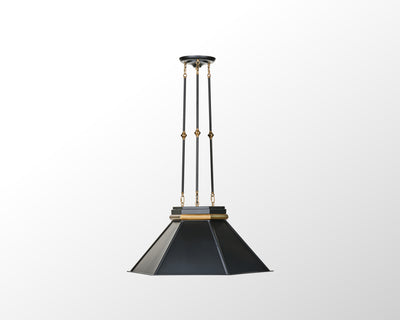 Mood Swings 1 Light Hexagonal Pendant - Heritage Black/Heritage Bronze