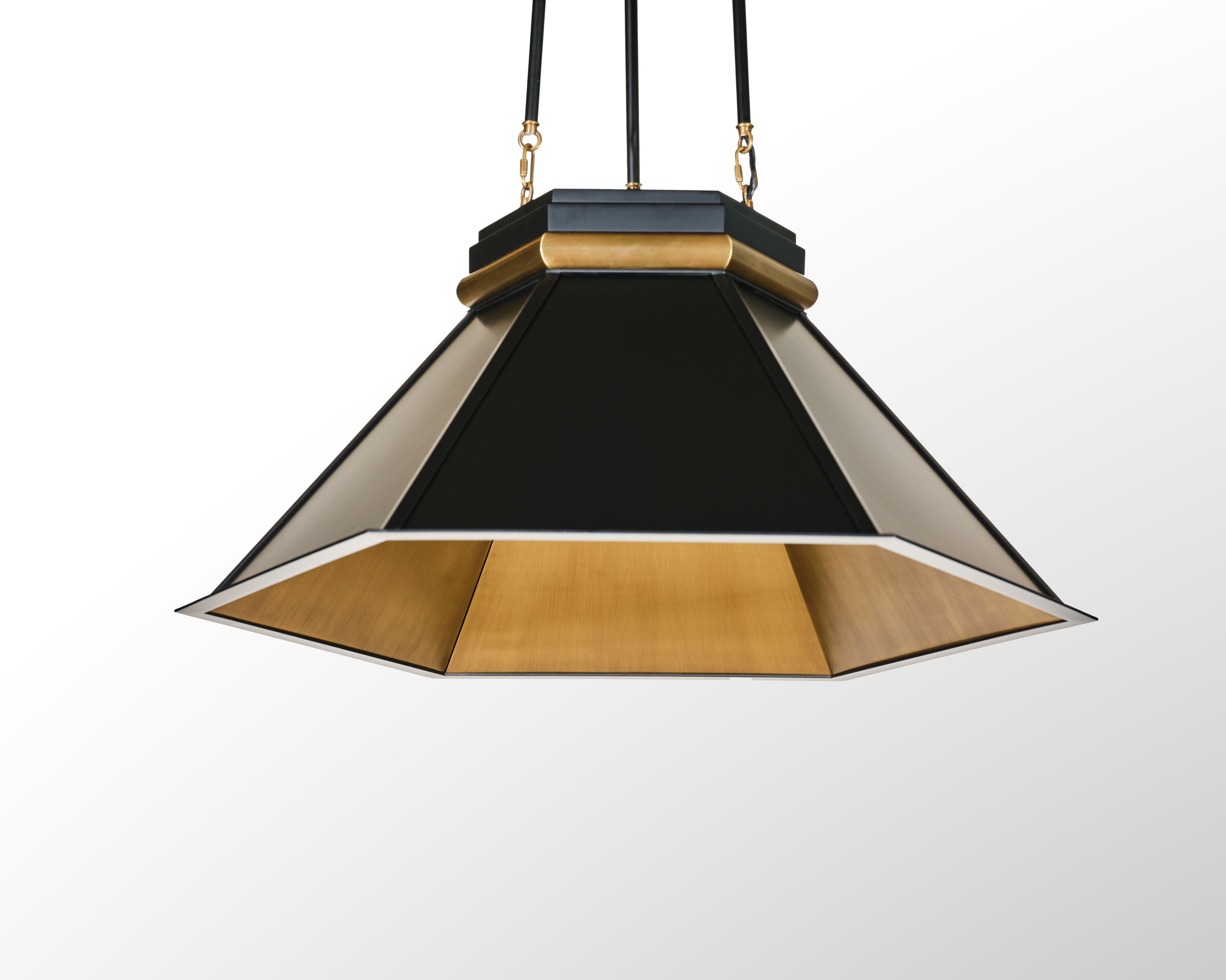 Mood Swings 1 Light Hexagonal Pendant - Heritage Black/Heritage Bronze