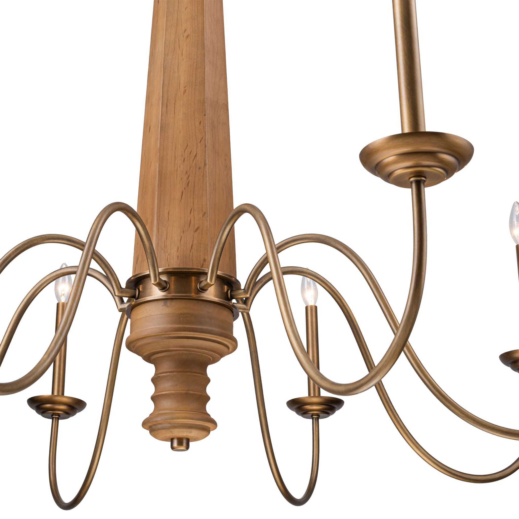 Dinner at 8 Light Chandelier - Heritage Bronze