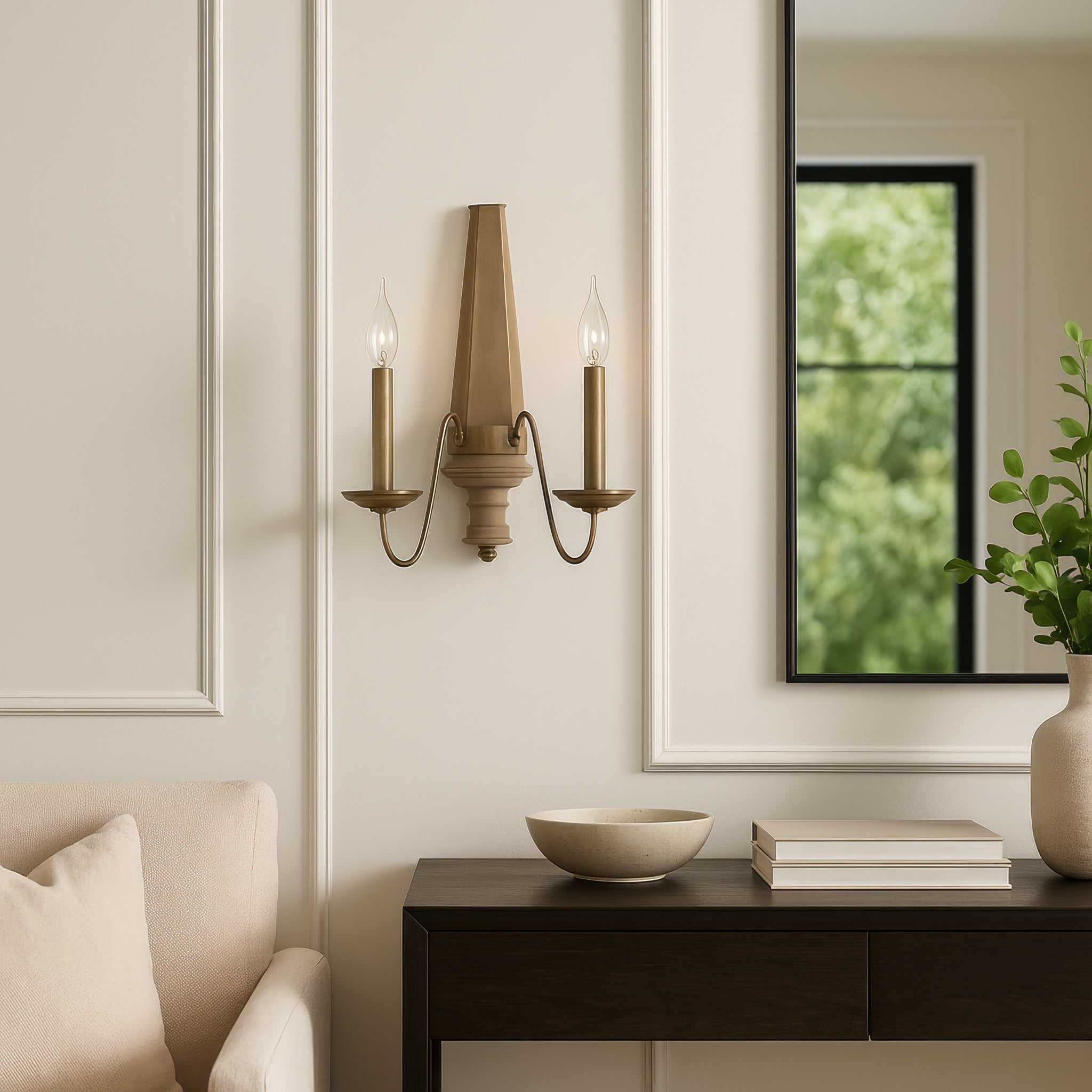 Dinner at 2-Light Sconce - Heritage Bronze