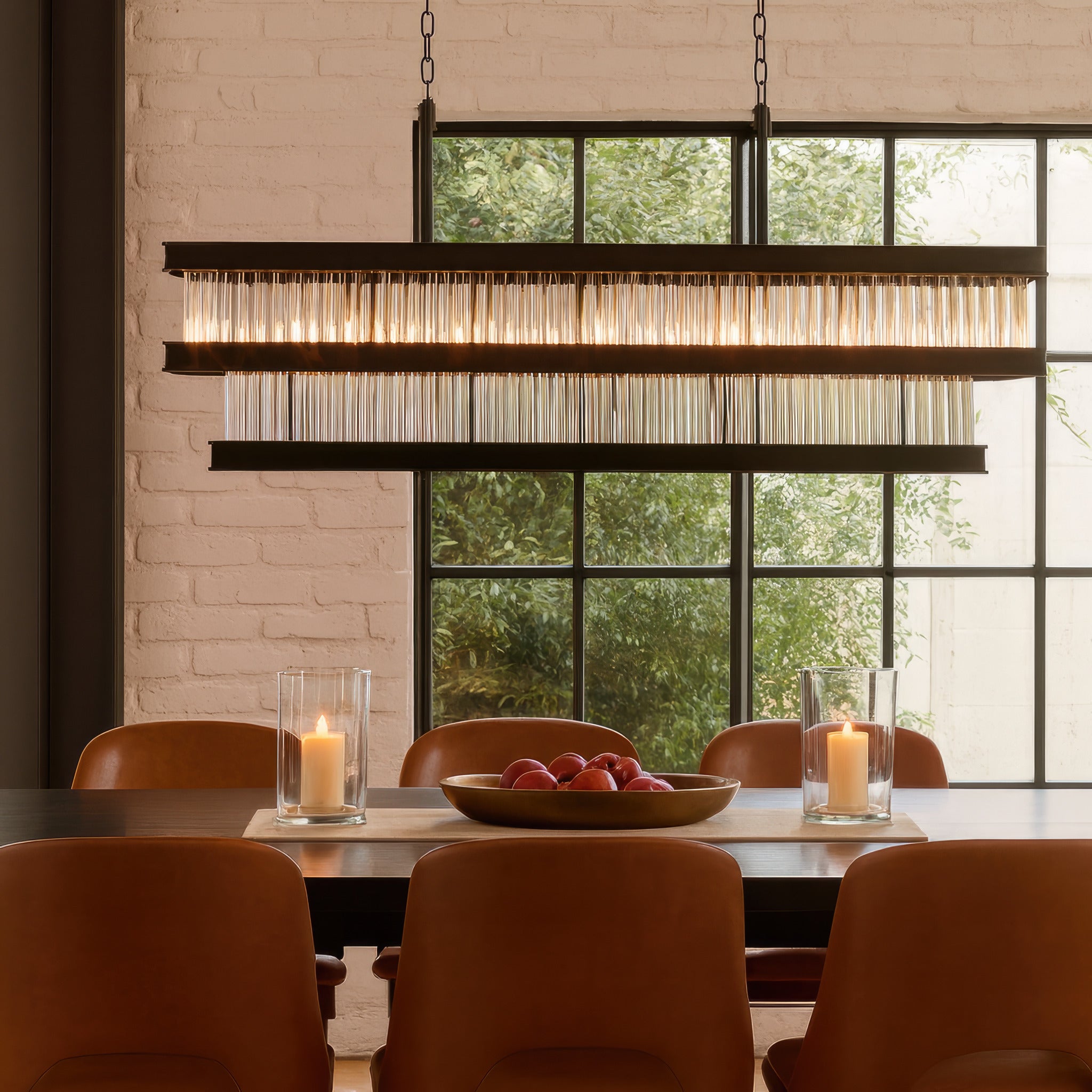 Double Take 6 Light 2-Tier Linear - Heritage Black