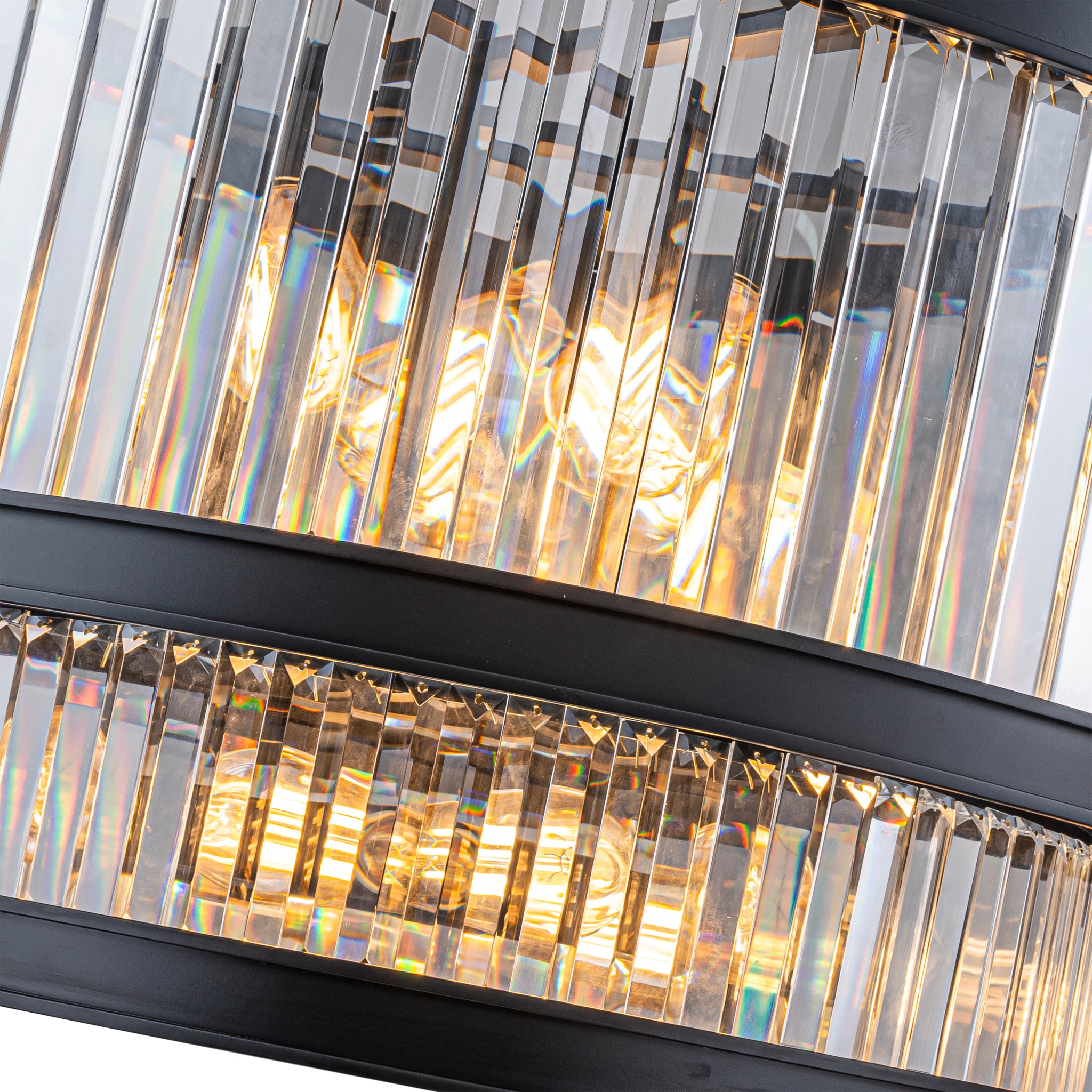 Double Take 14 Light 2-Tier Pendant - Heritage Black