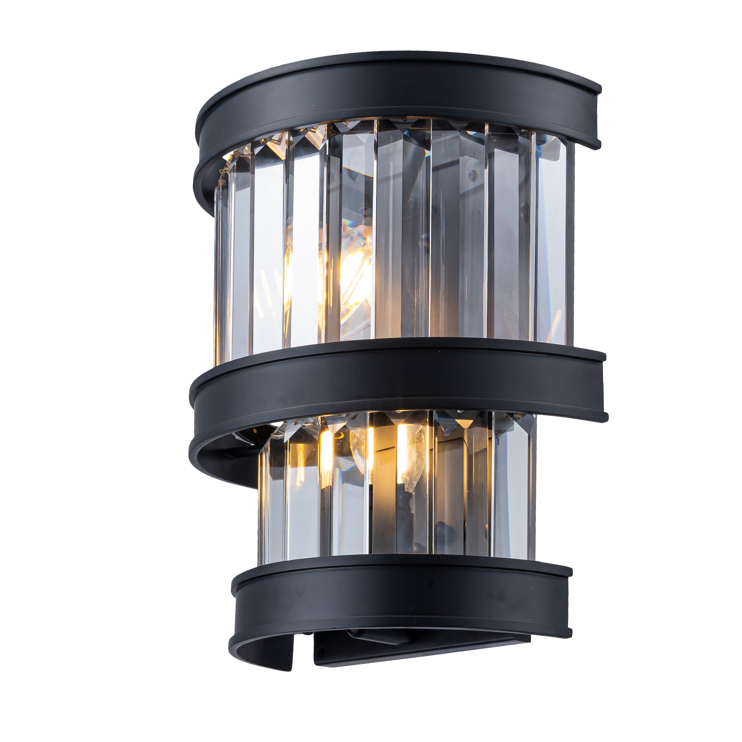 Double Take 2-Light 2-Tier Sconce - Heritage Black