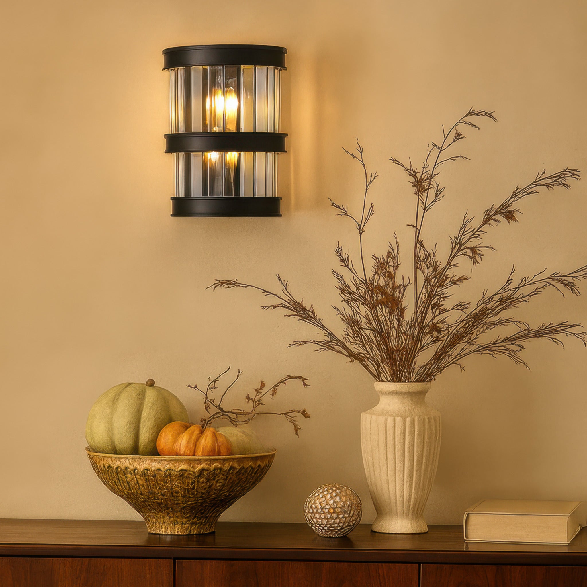 Double Take 2 Light 2-Tier Sconce - Heritage Black