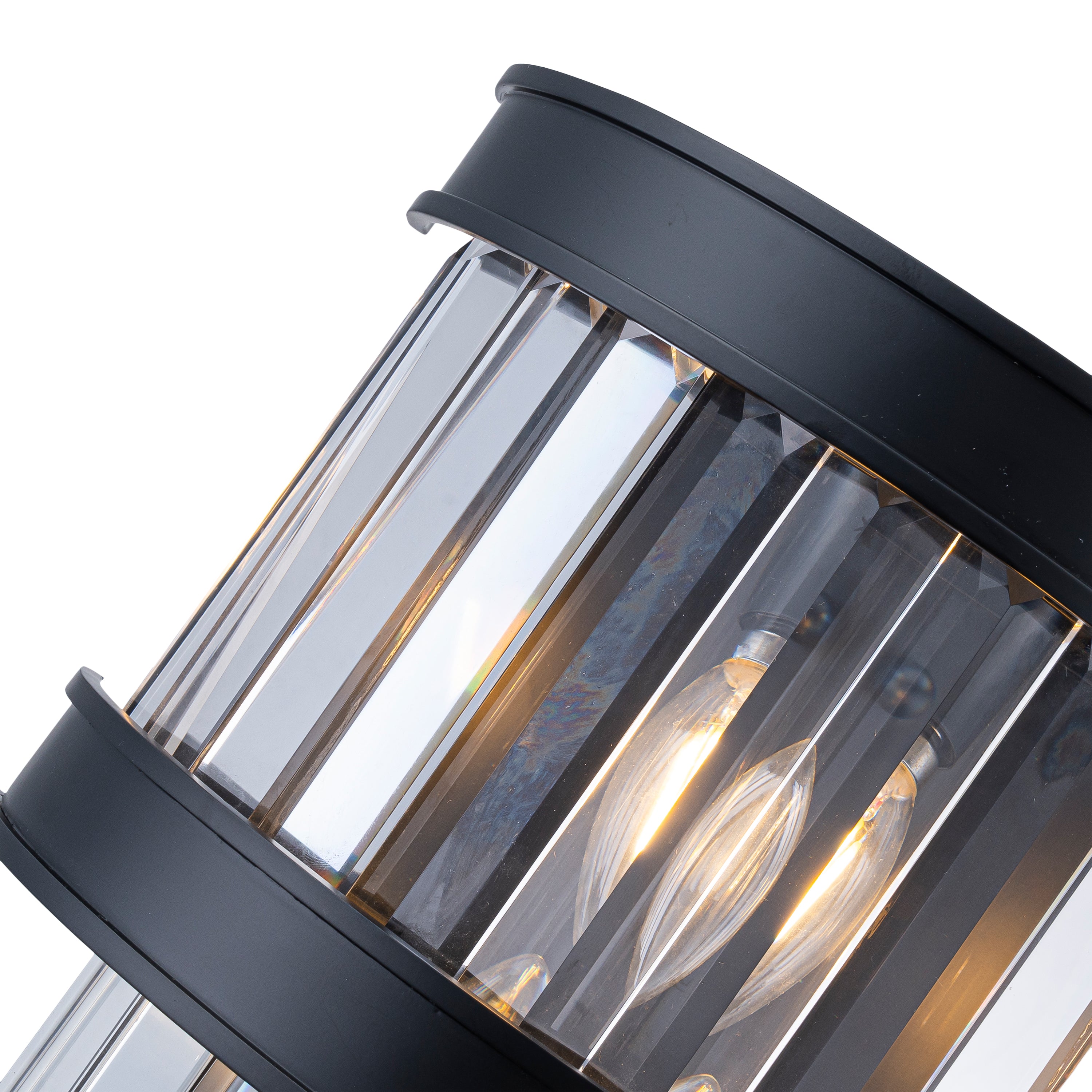 Double Take 2-Light 2-Tier Sconce - Heritage Black