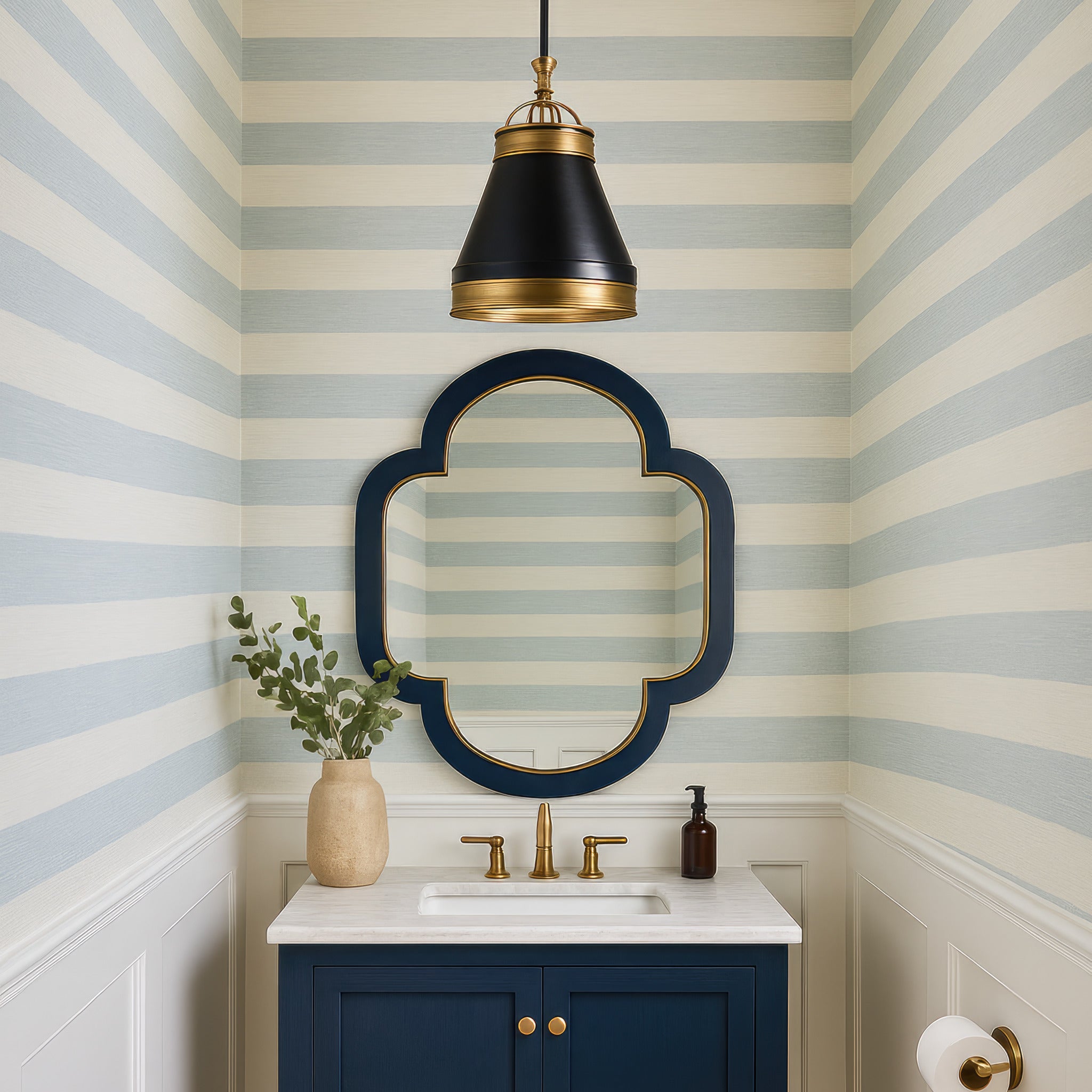 Savarin 1 Light Medium Pendant - Heritage Black/Heritage Bronze