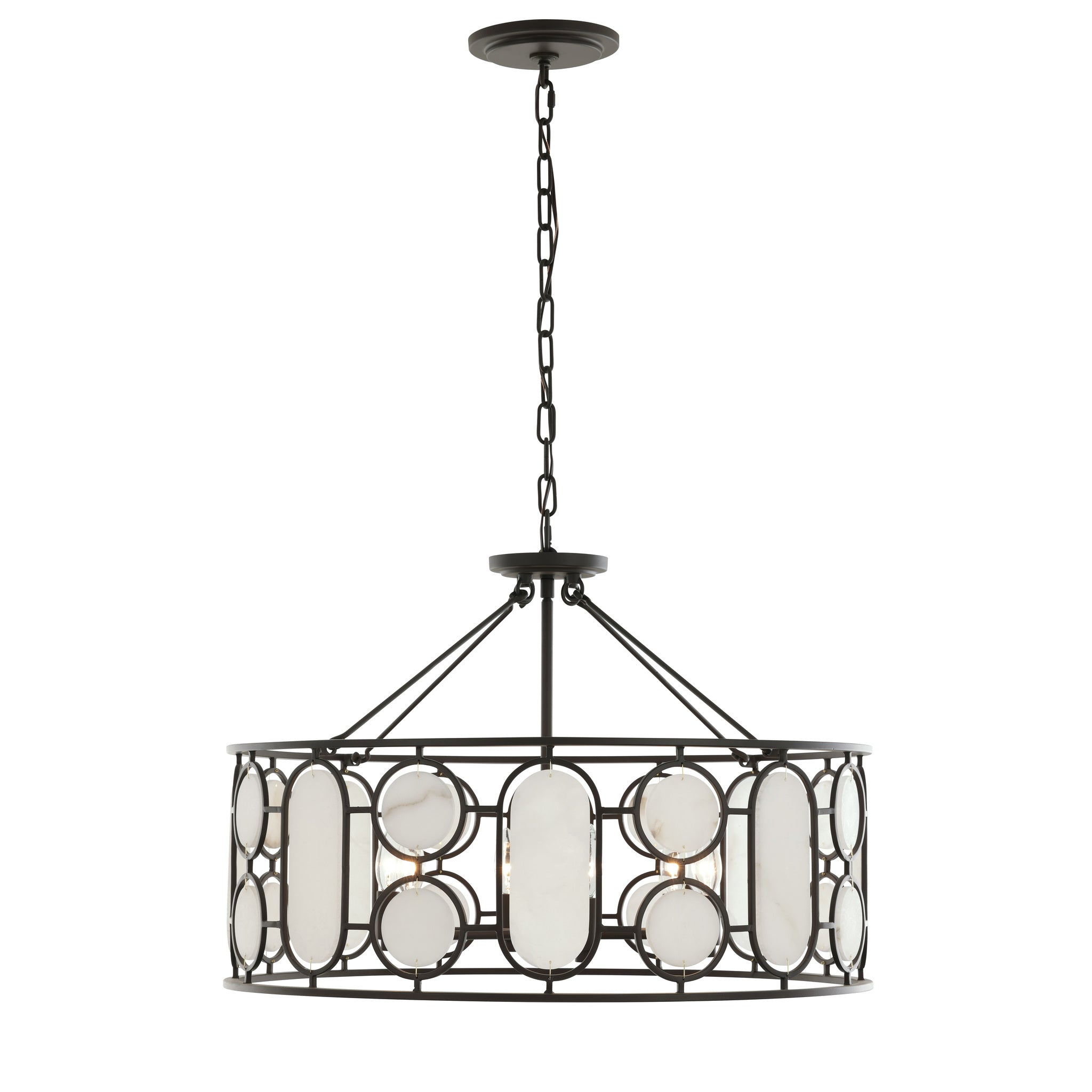 Oval Office 6 Light Pendant