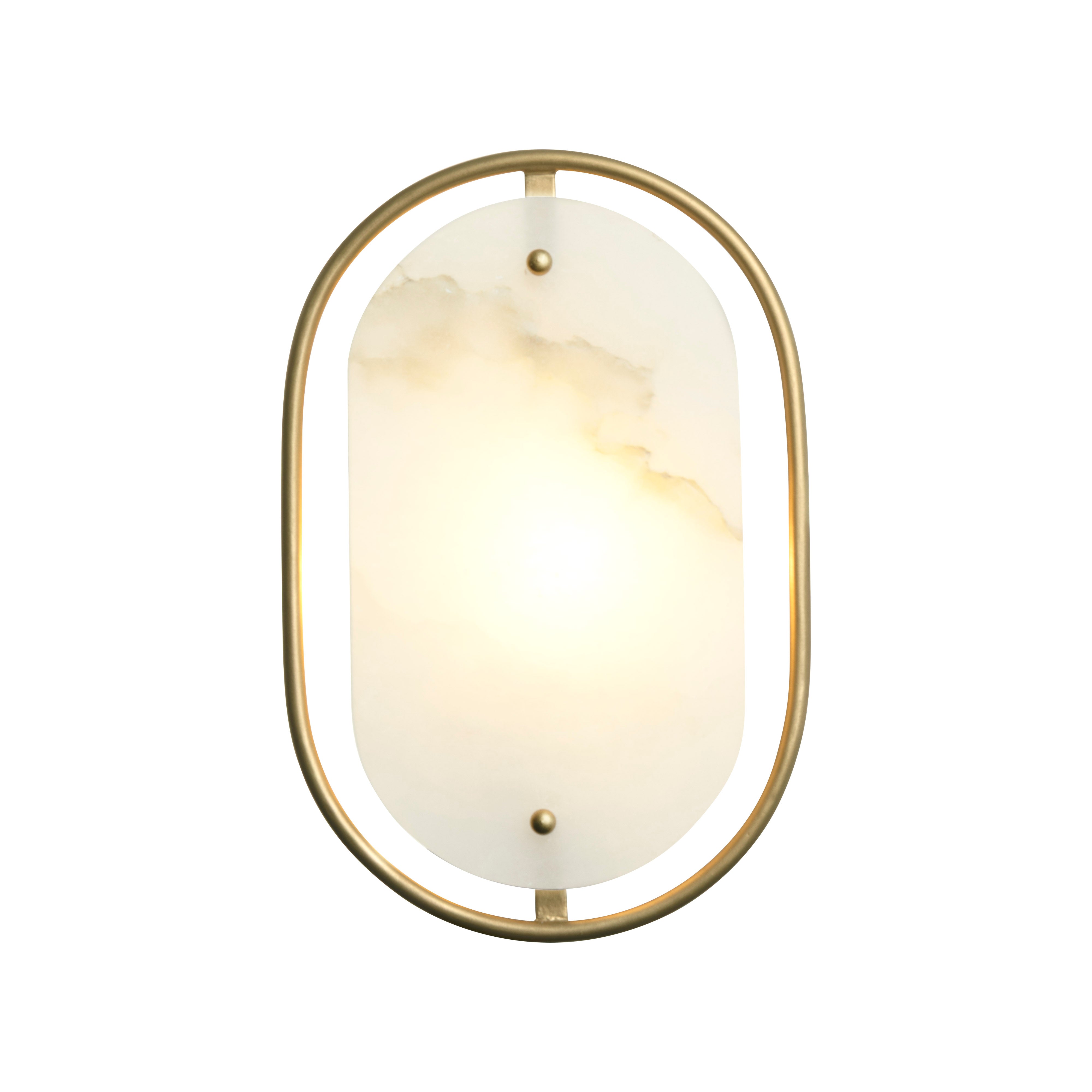 Panelist 1 Light Sconce - Brass Kisser