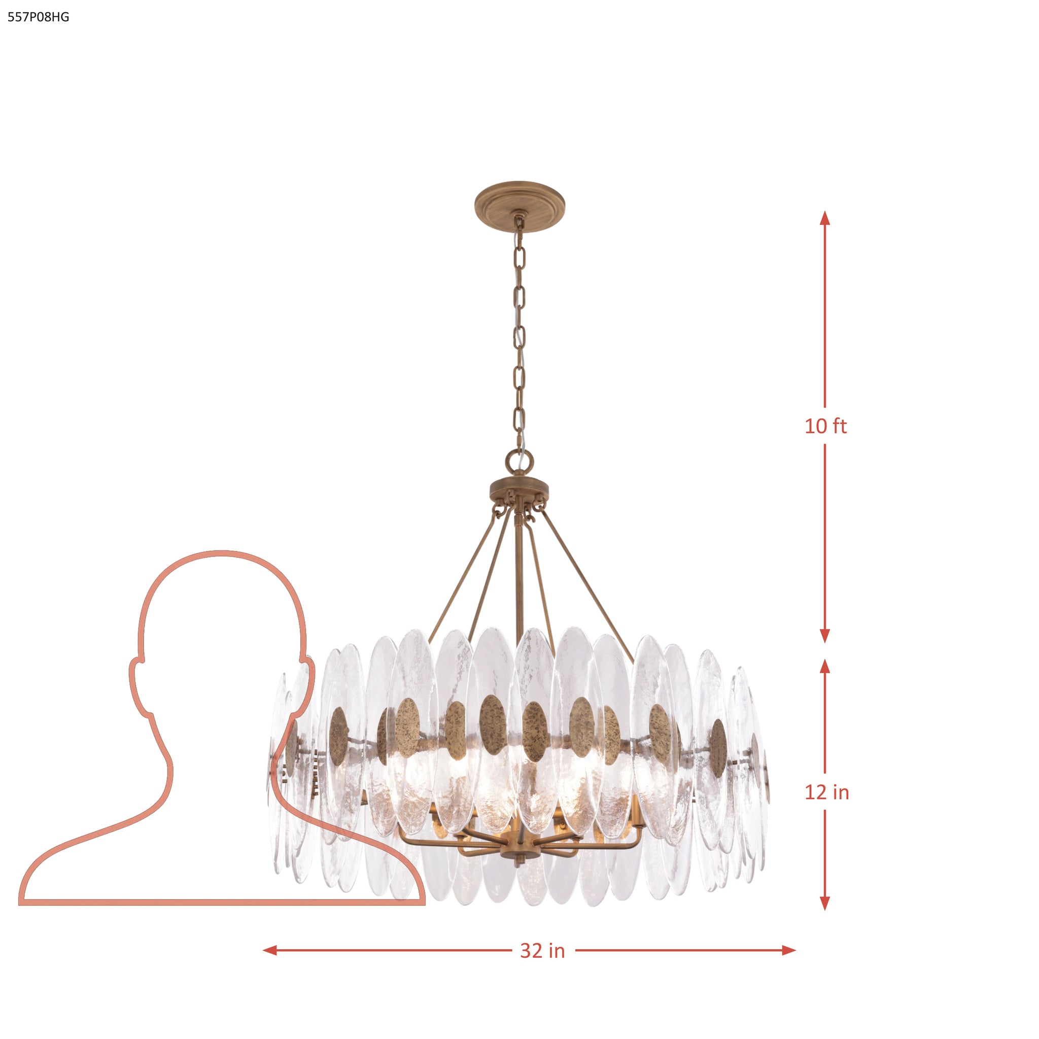 Aurora-8 Light Pendant