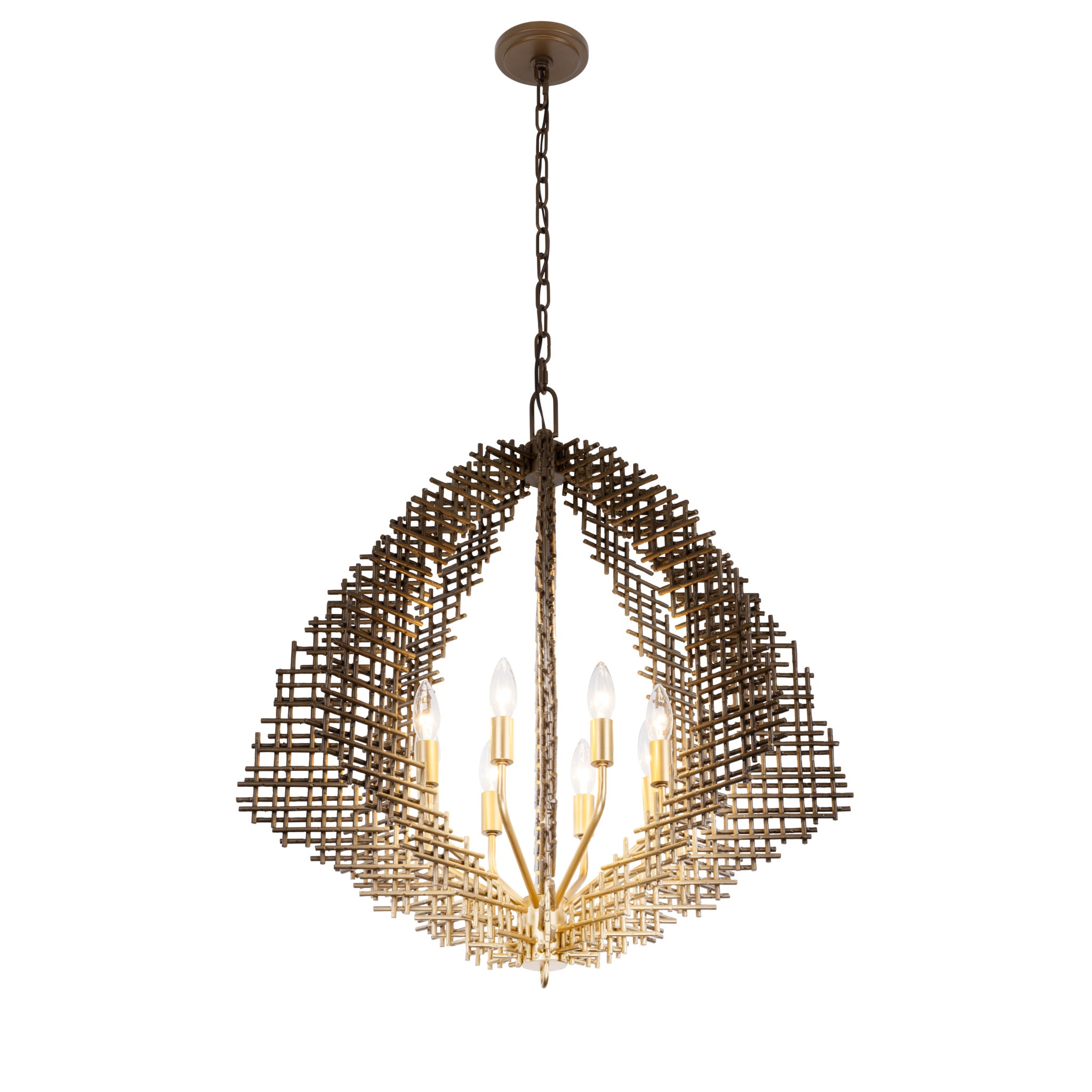 Construct 8 Light Pendant