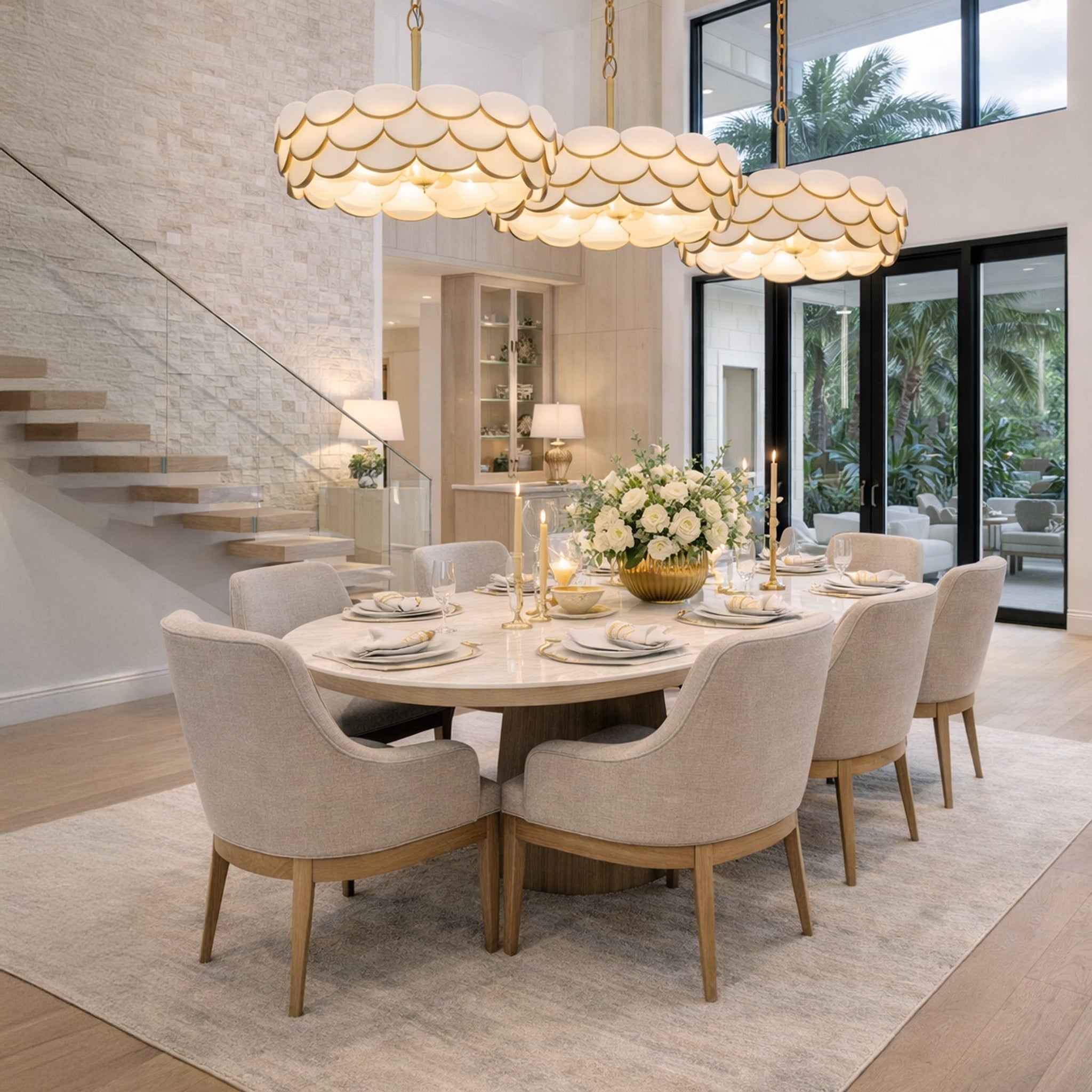 High Tide 8 Light Pendant