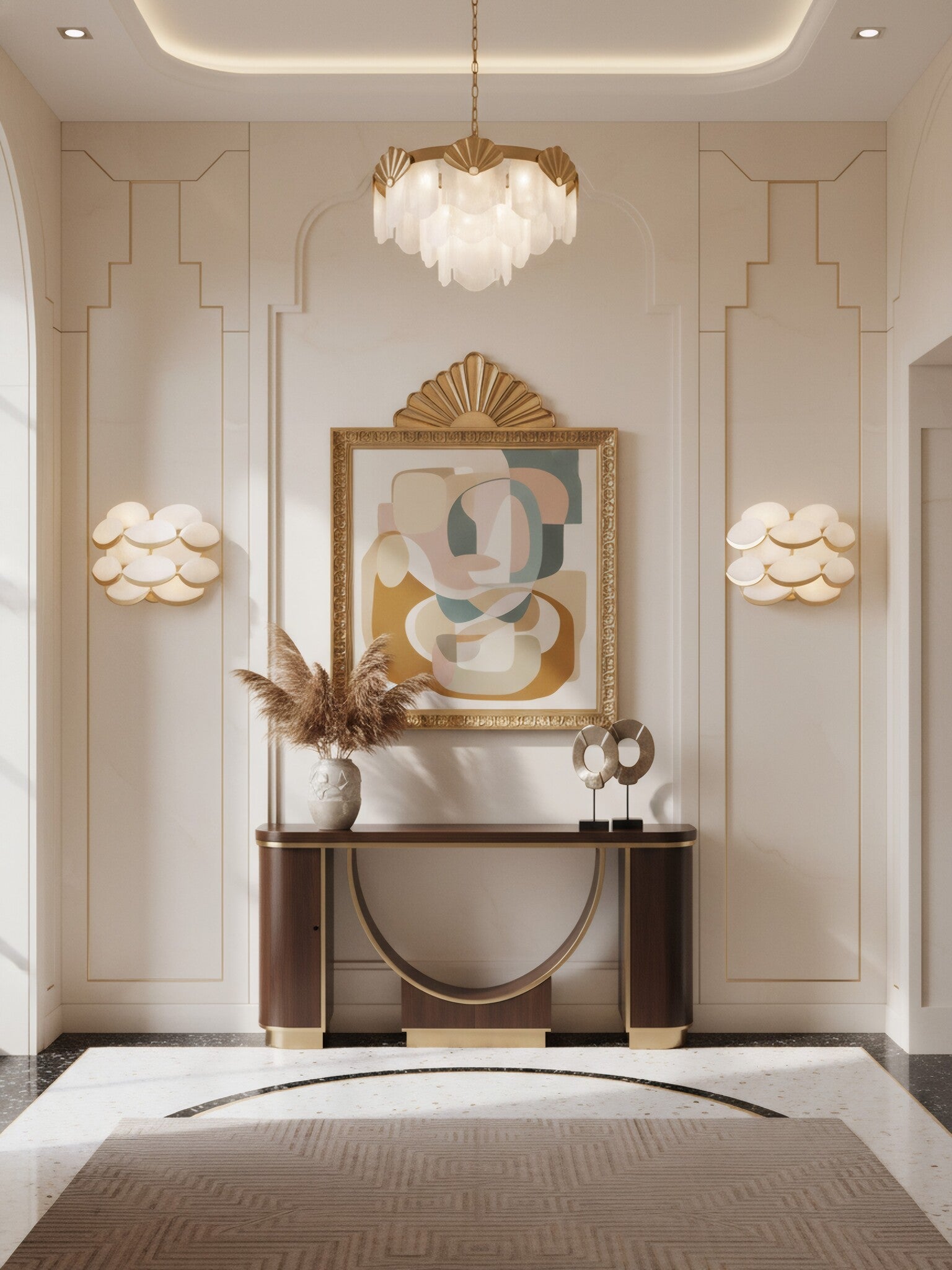 High Tide 2 Light Wall - French Gold