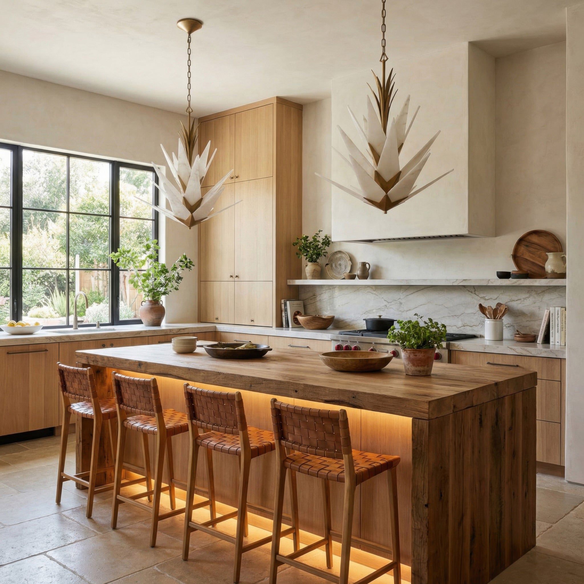 Mojave 9 Light Pendant - Havana Gold