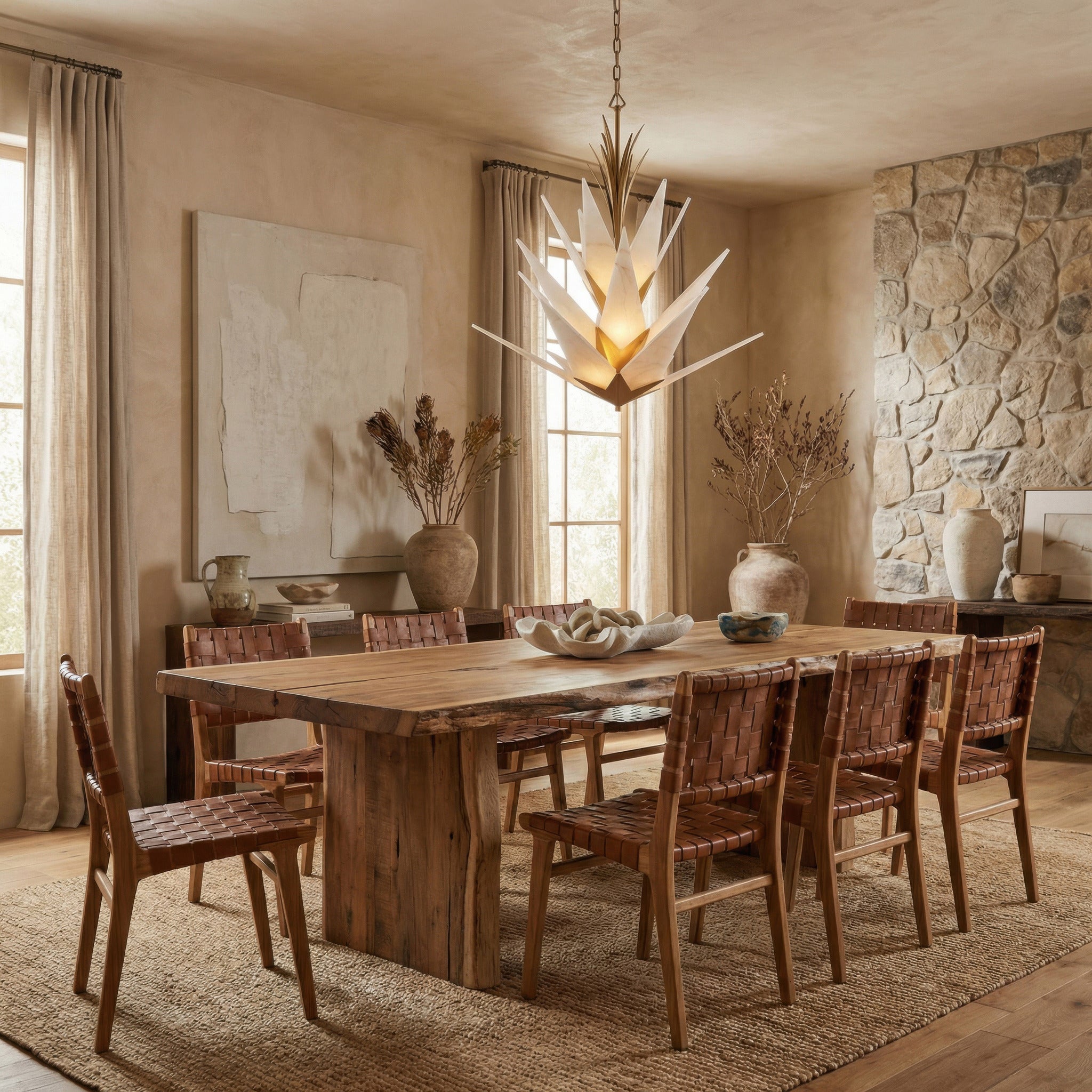 Mojave 9 Light Pendant - Havana Gold