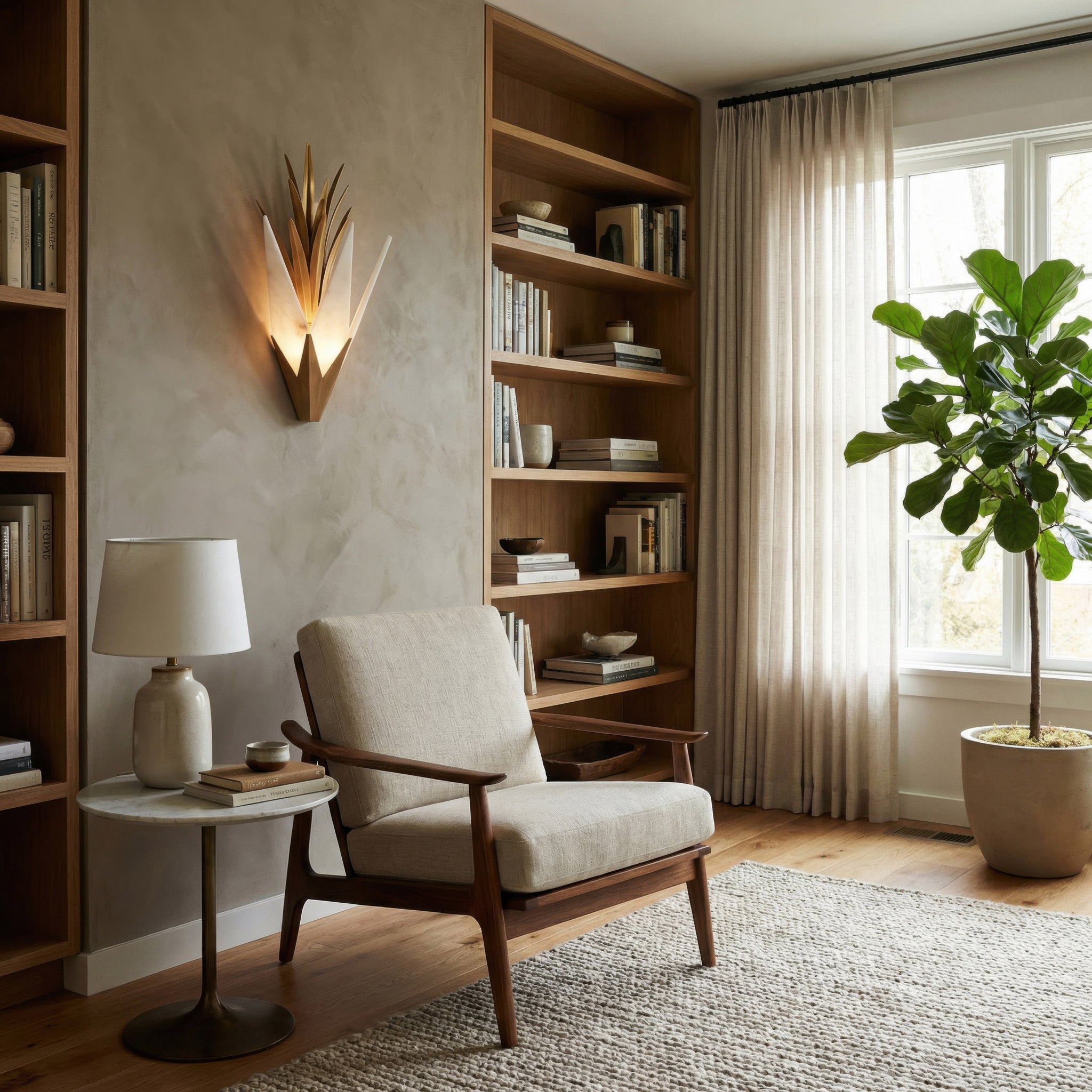 Mojave 2 Light Sconce - Havana Gold