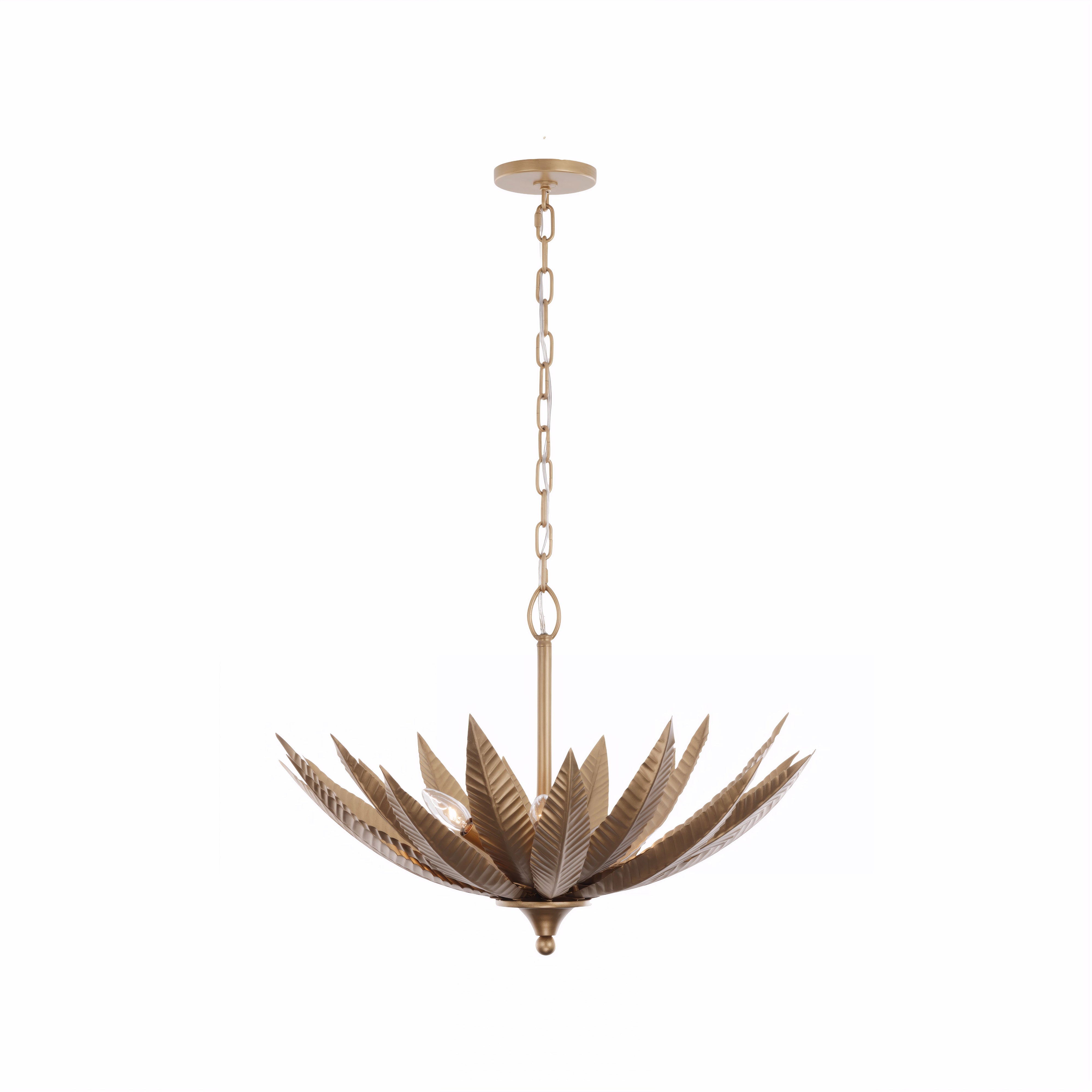 Zanara 3 Light Pendant - Brass Kisser