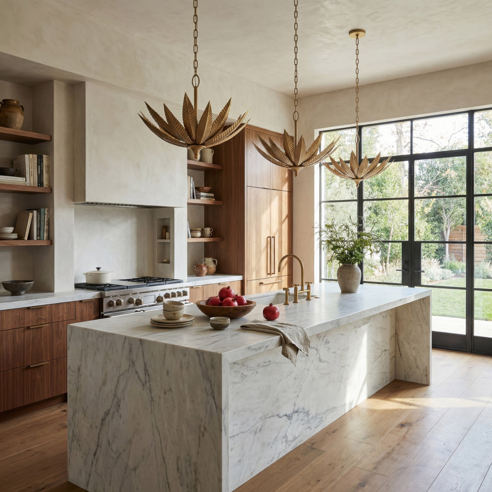 Zanara 6 Light Pendant - Brass Kisser