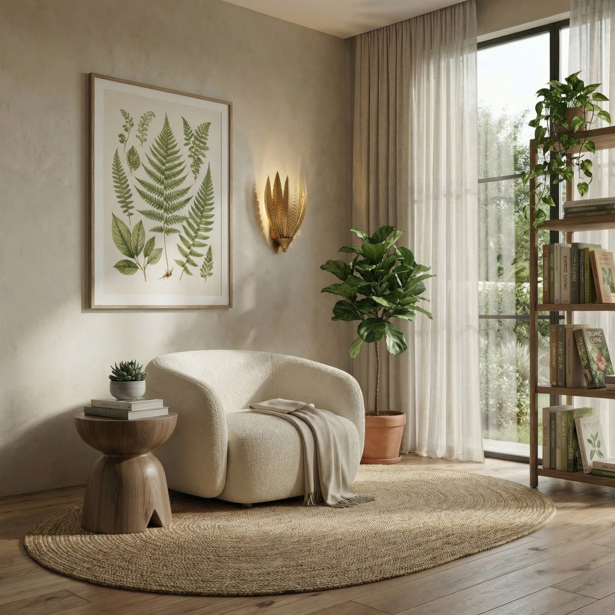 Zanara 1 light Sconce - Brass Kisser