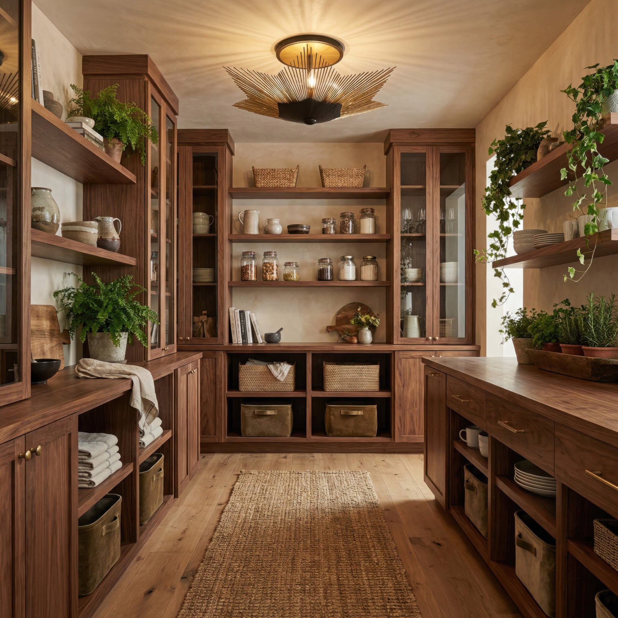 Aristocrat 3 Light Semi Flush - Dark Bronze / French Gold