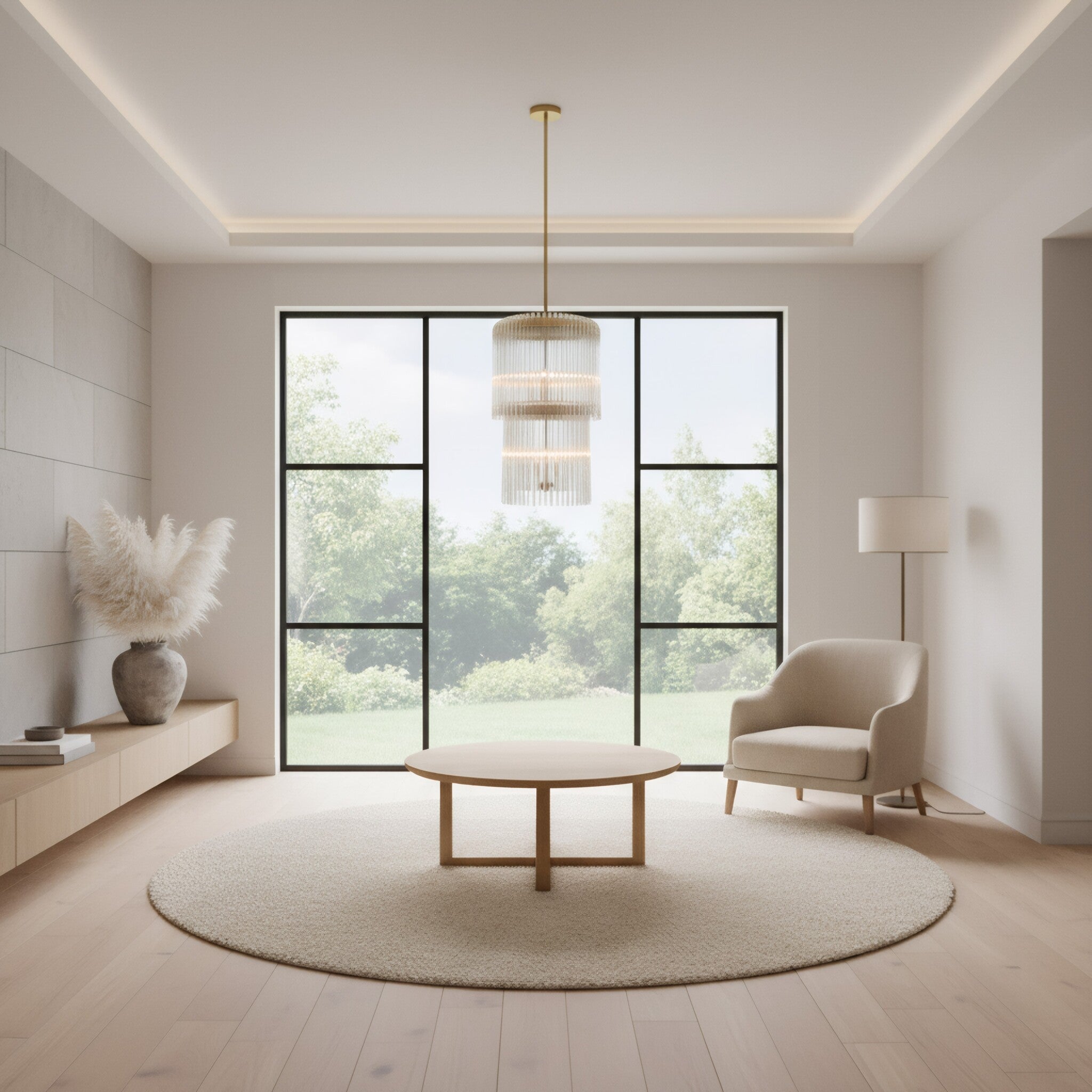 Lila 6 Light Pendant - Antique Bronze