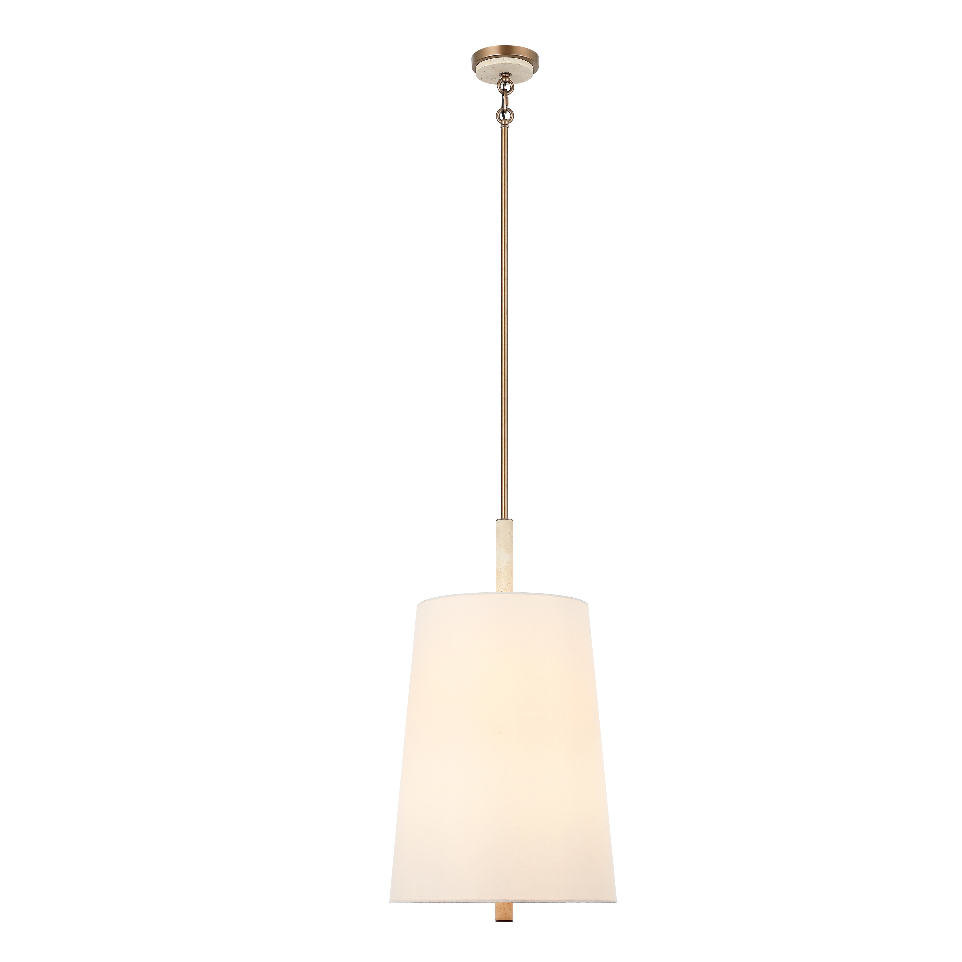 Rockford 6 Light Foyer and Entryway Pendant - Brontourage/Travartine