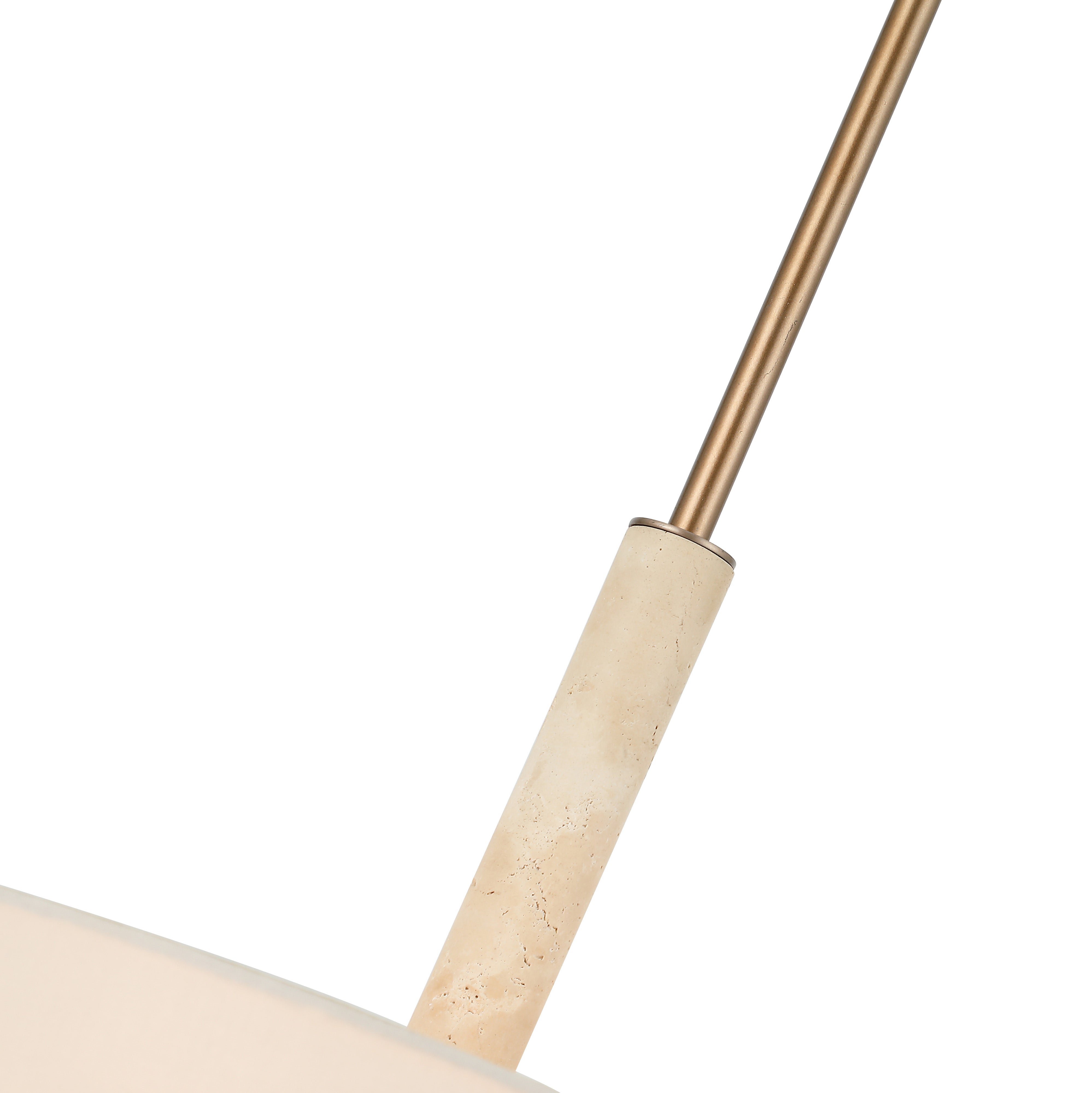 Rockford 6 Light Foyer and Entryway Pendant - Brontourage/Travartine