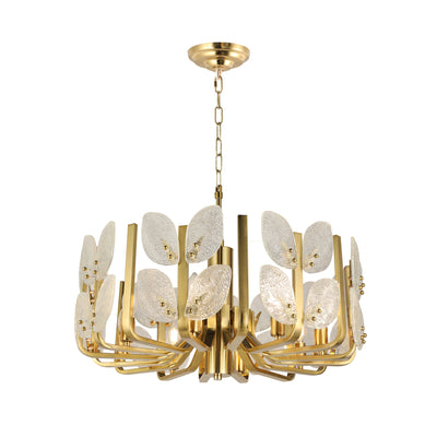 Brass Tax 8 Light Chandelier