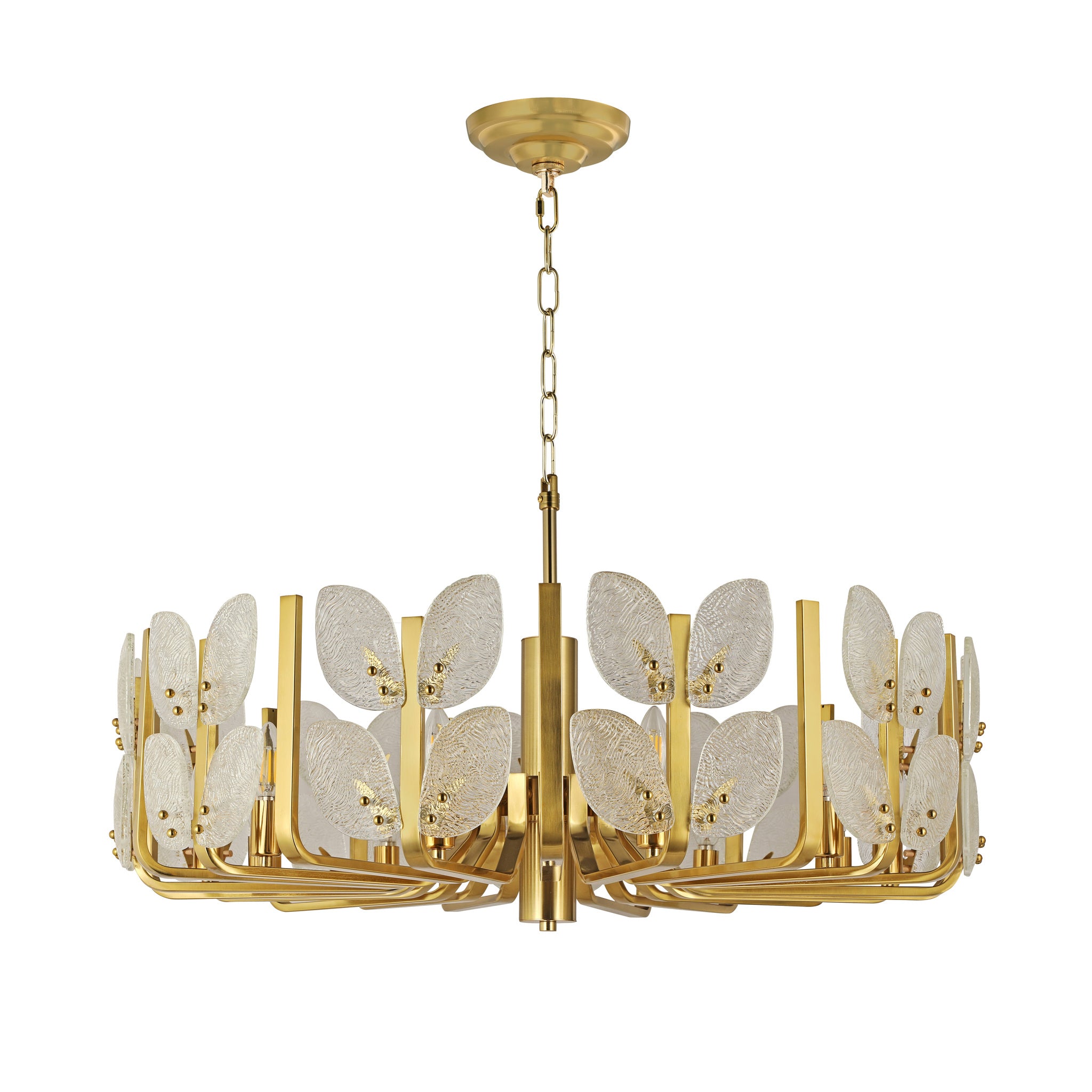 Brass Tax 11 Light Chandelier