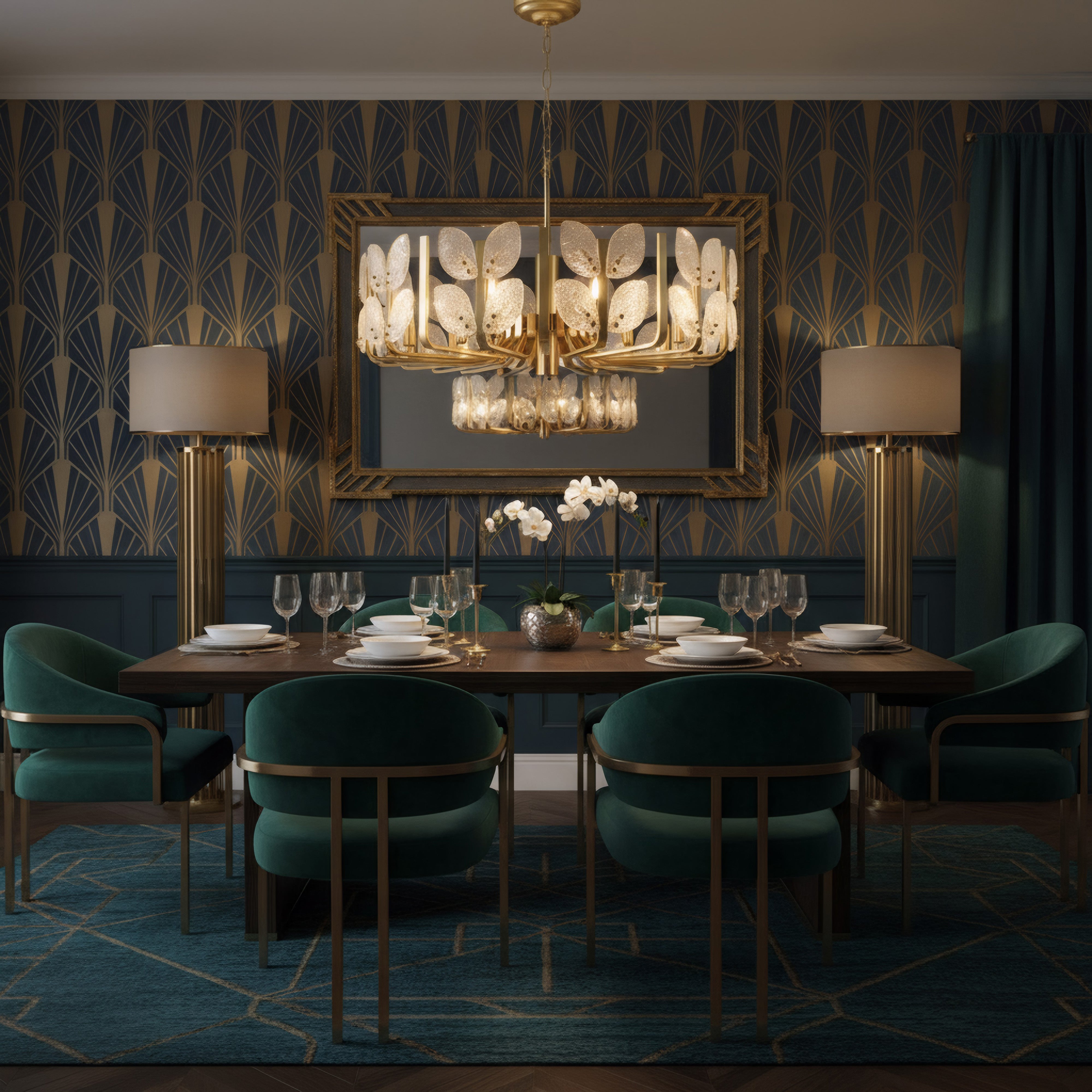 Brass Tax 11 Light Chandelier