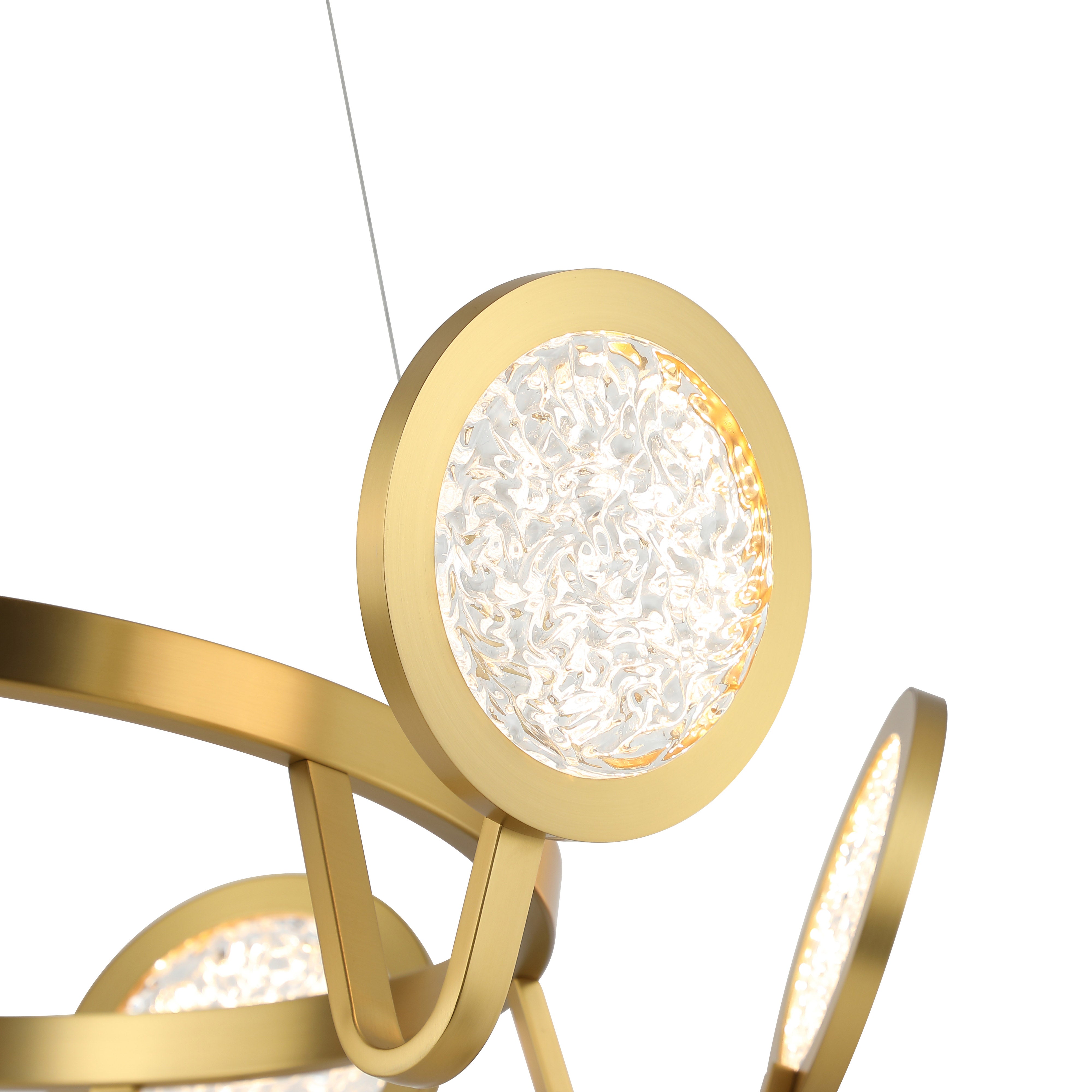 Sherlock 6 Light Pendant - Satin Brass