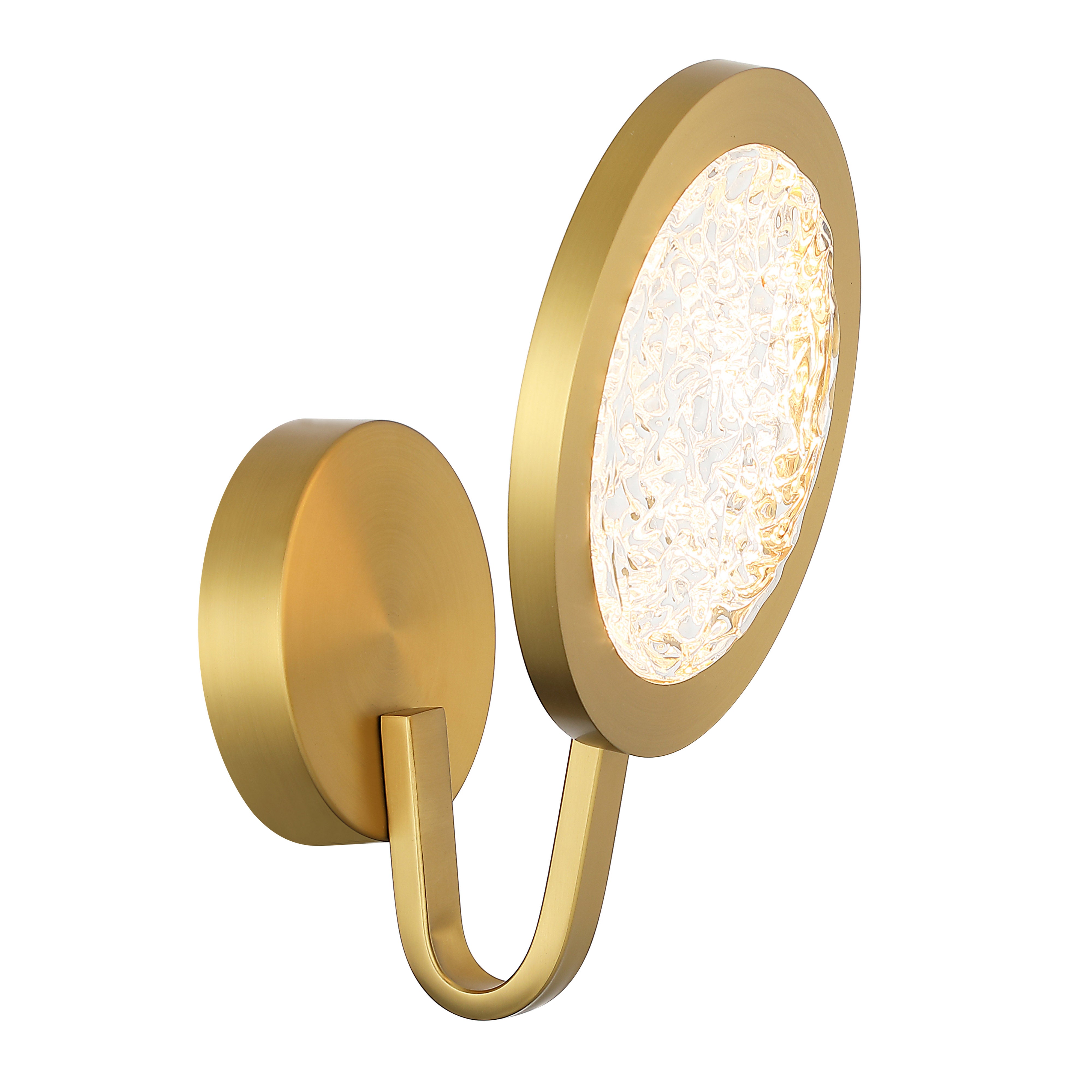 Sherlock 1 Light Wall Sconce - Satin Brass