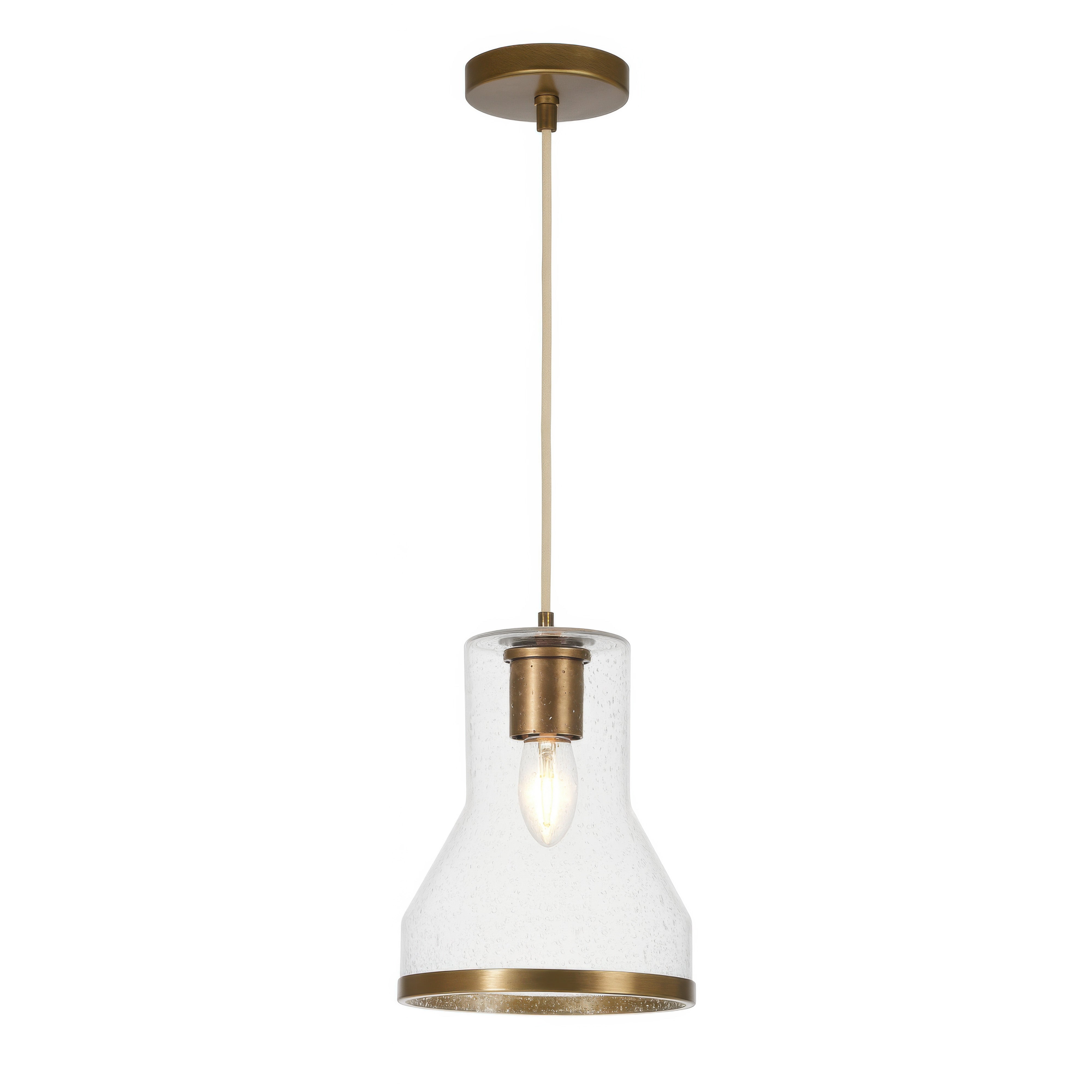 Alicia 1 Light Mini-Pendant - Antique Bronze