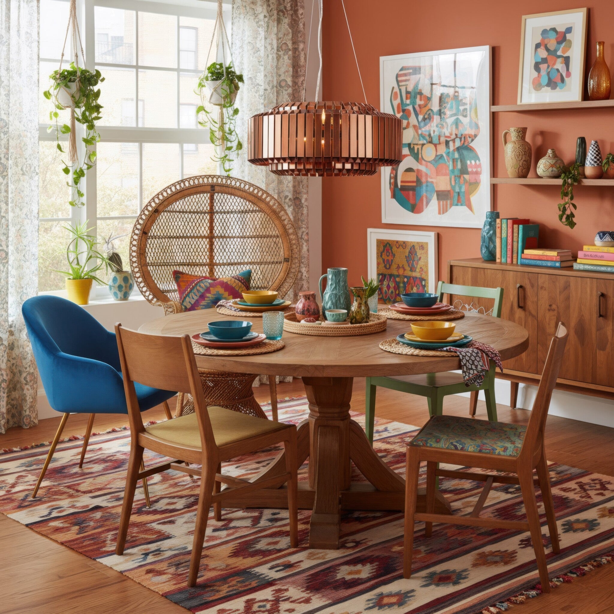 Mod Squad 16 Light Dimmable Dining Round Pendant