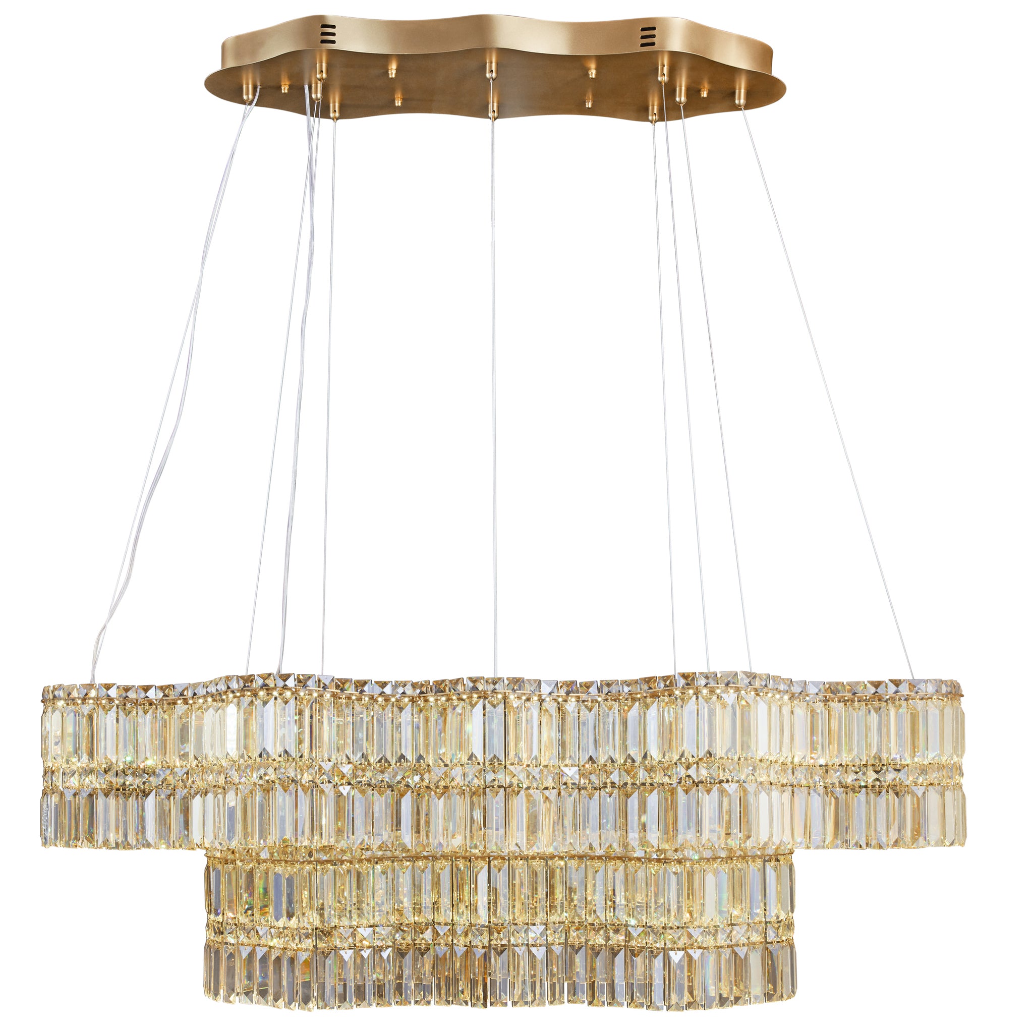 Double Standard 48 inch Dimmable LED Linear Pendant