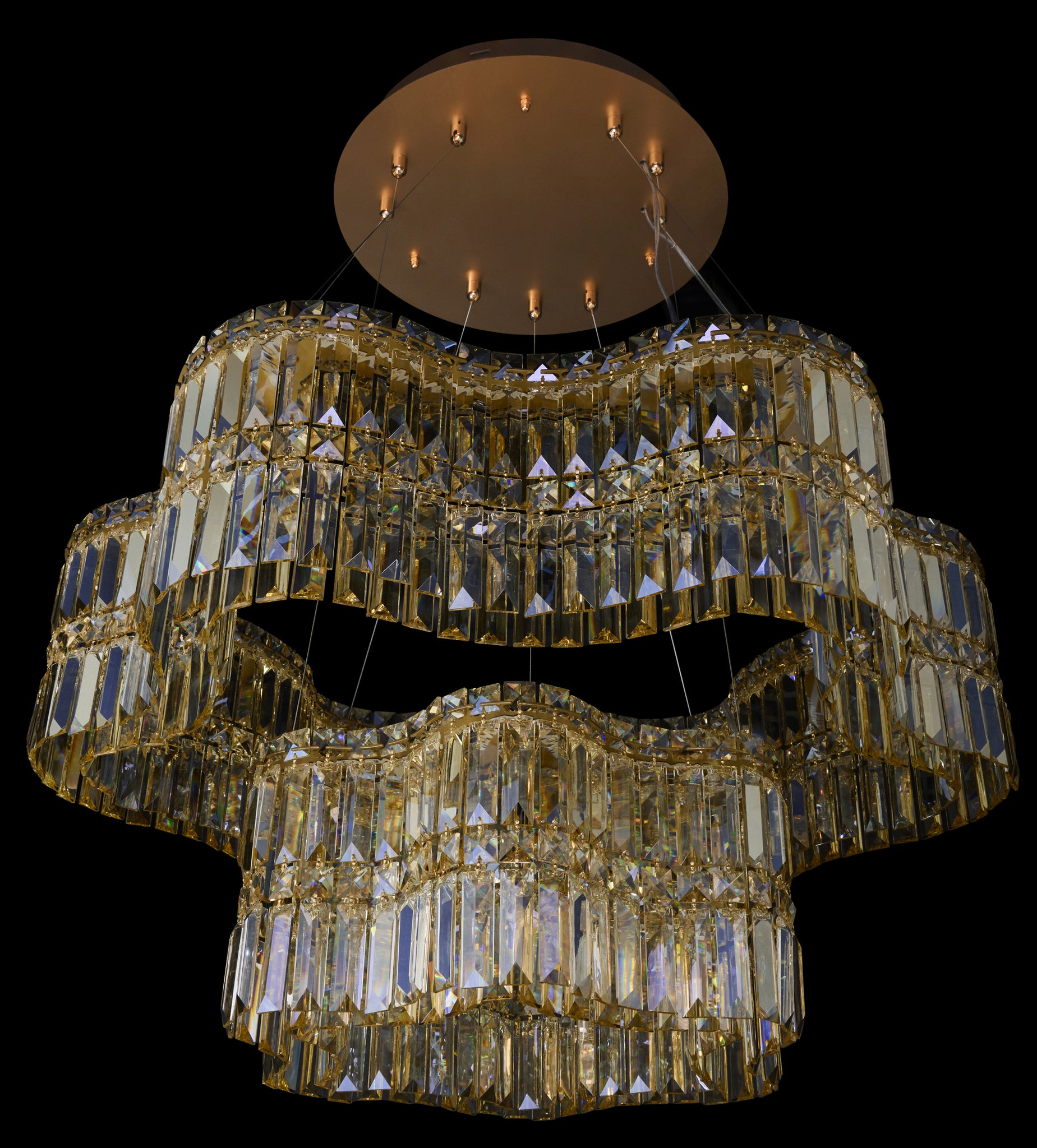 Double Standard 32 inch Dimmable LED Pendant