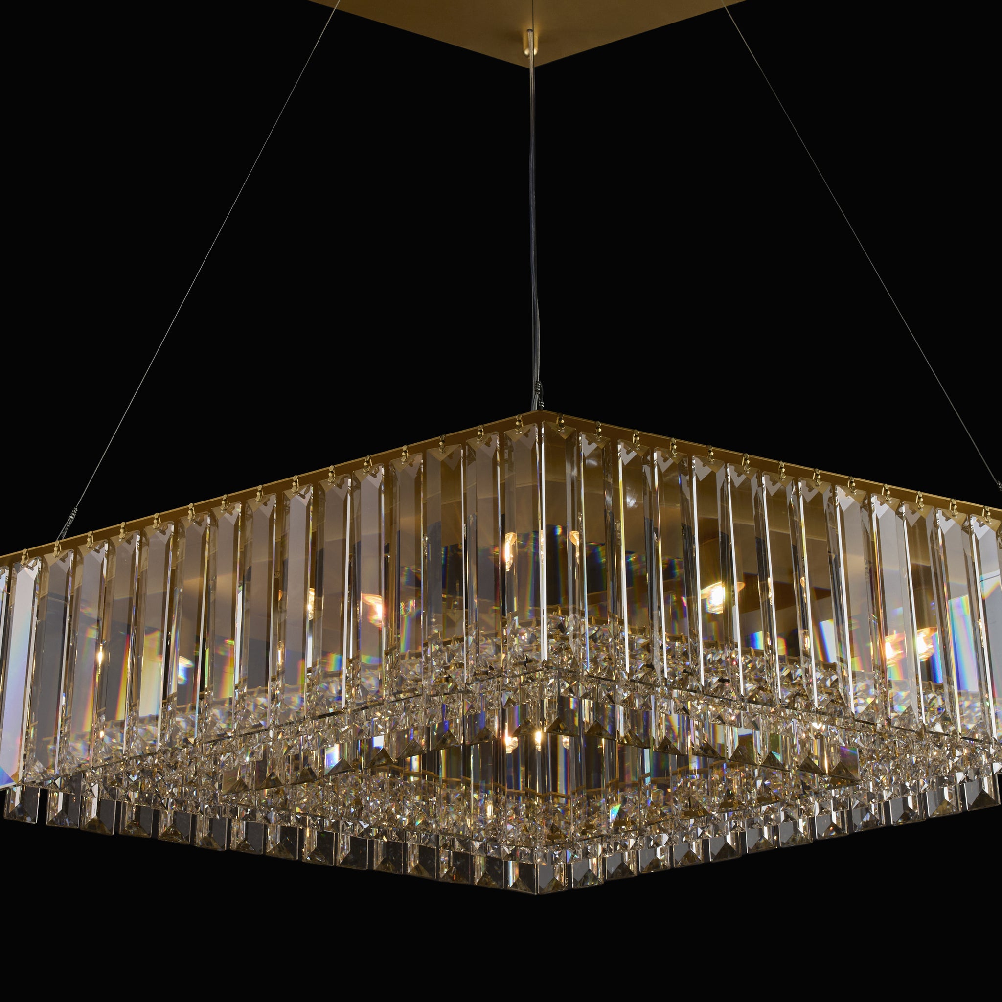 The Long View 8 Light Dimmable Linear Pendant
