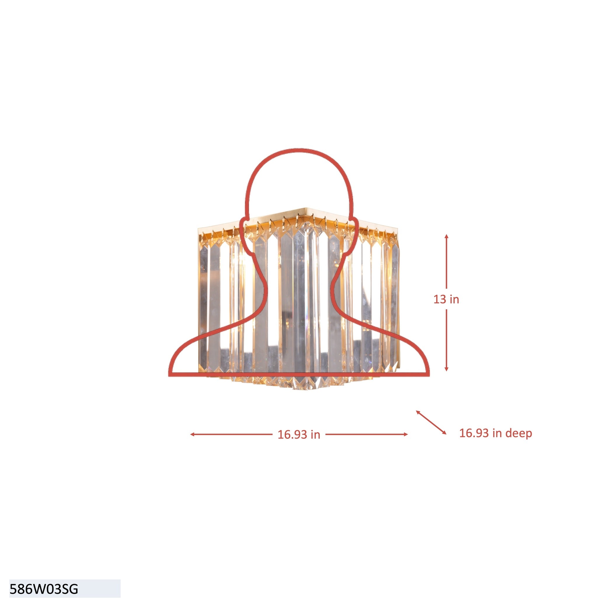 The Long View 3 Light Dimmable Wall Sconce