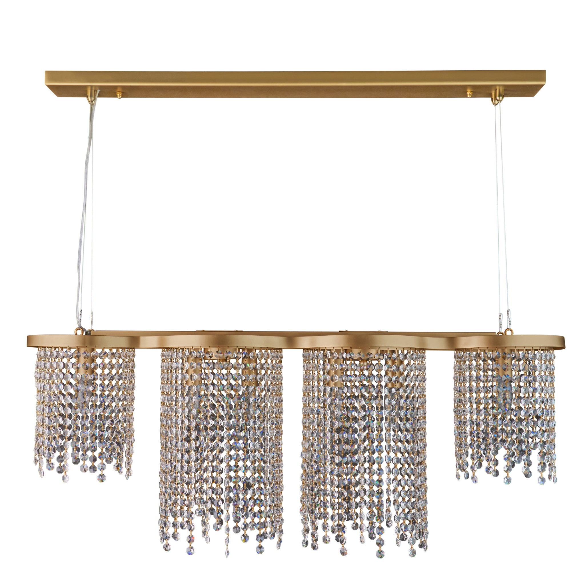 Deco Drippy 39-inch Dimmable Linear Dining Pendant