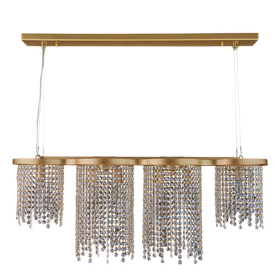 Deco Drippy 39-inch Dimmable Linear Dining Pendant