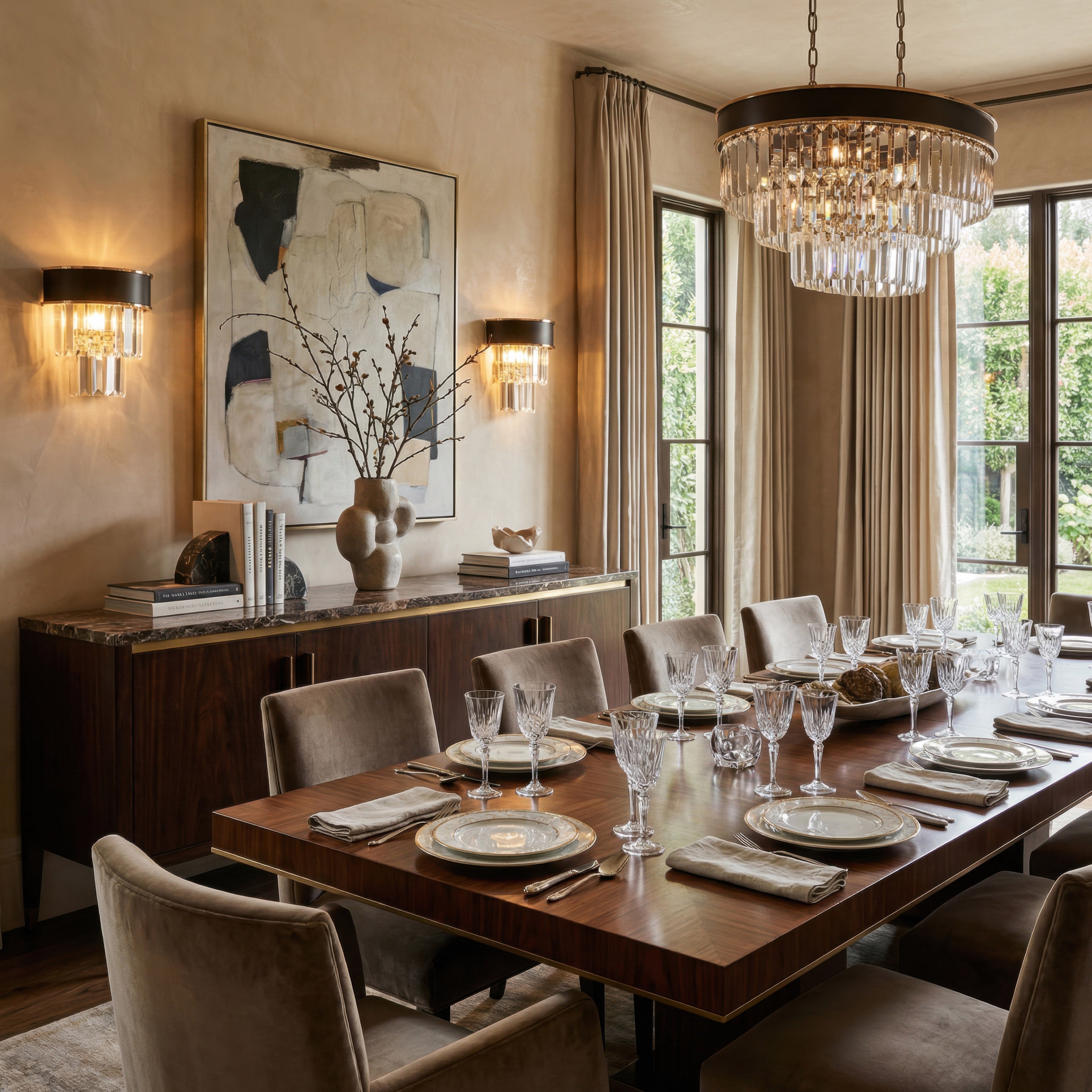 Strata 3 Light Dimmable Wall Sconce - Urban Bronze/Soft Gold/Polished Gold