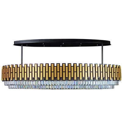 Black Tie 16 Light Dimmable Linear Pendant