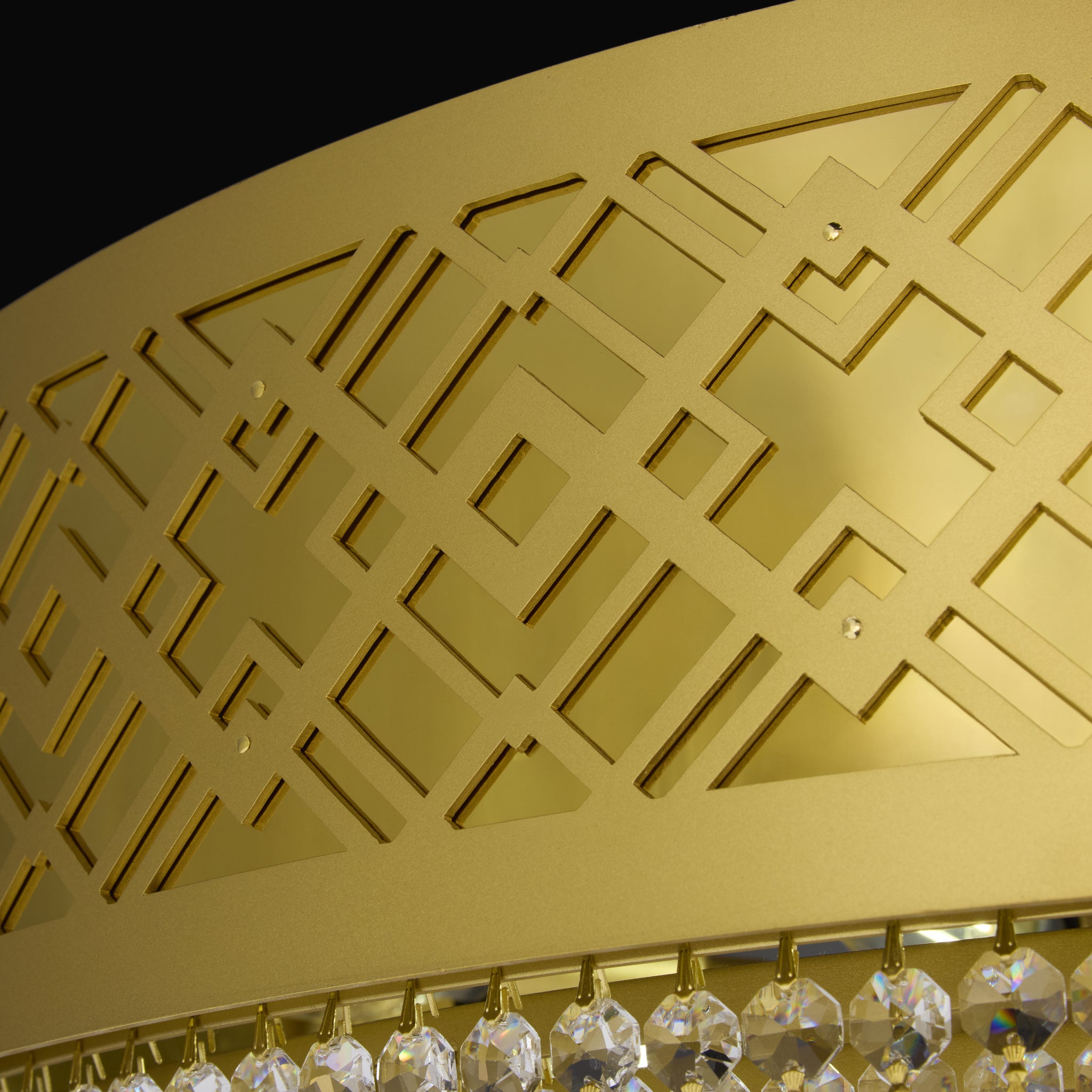 Gilded Stage 12 Light Dimmable Pendant Chandelier