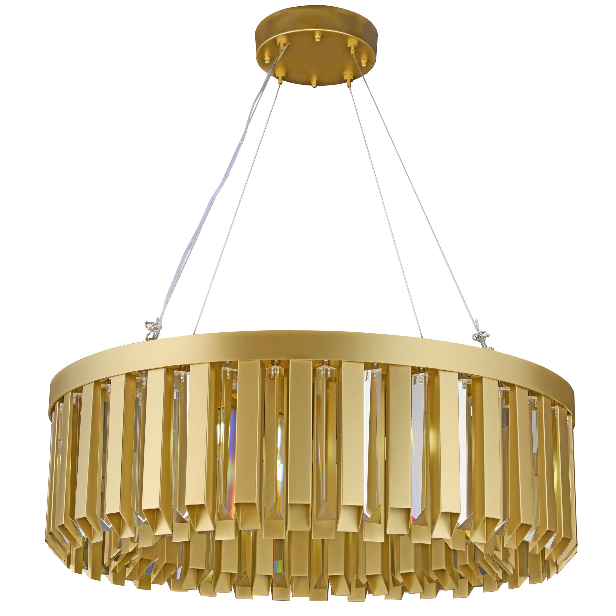 Halo Seventies 8 Light Dimmable Pendant Chandelier