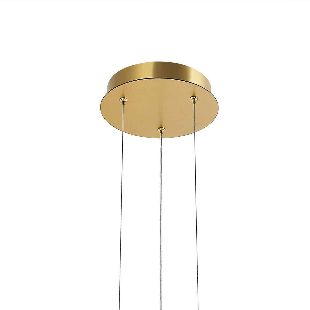 Glowstream 32" LED Chandelier - Brushed Gold