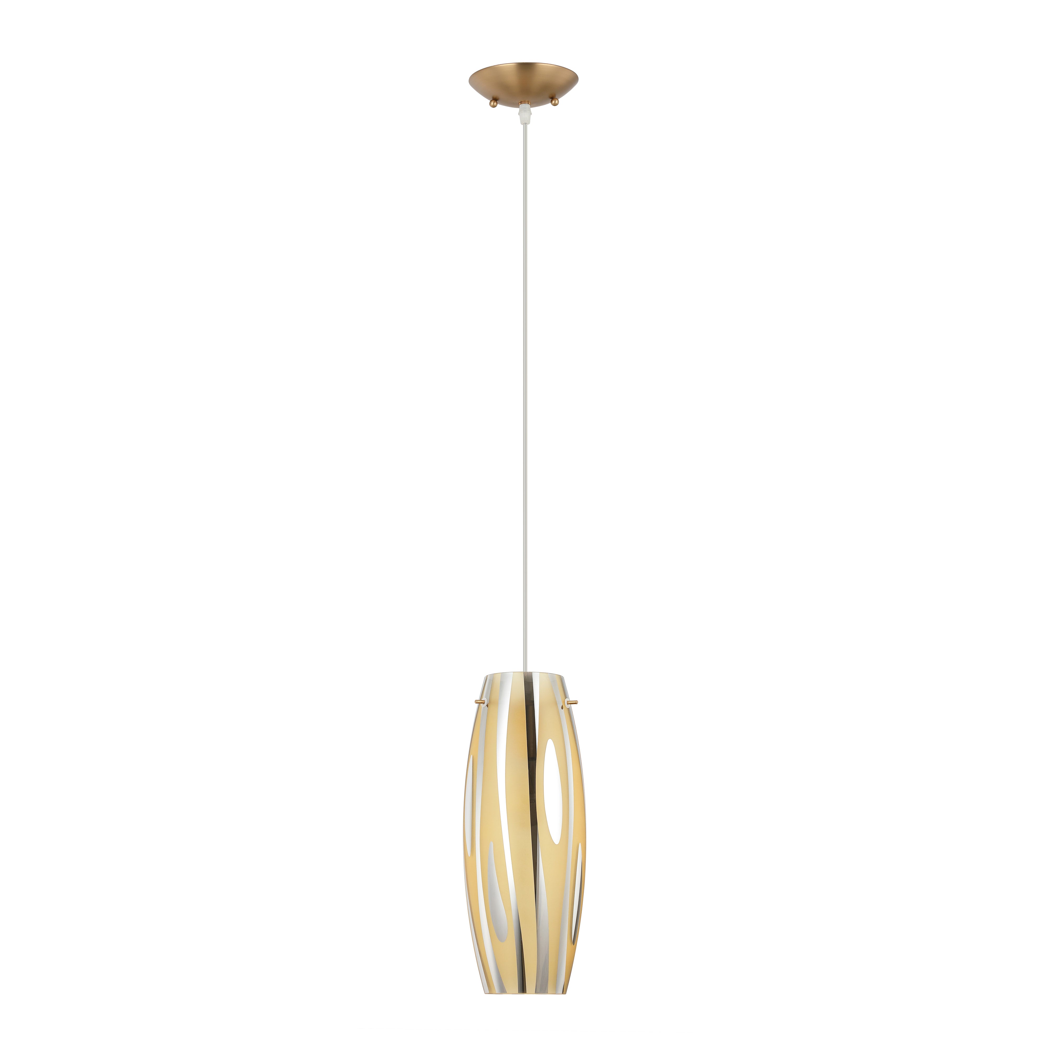 Chroman Empire 1-Light Mini Pendant - Satin Gold