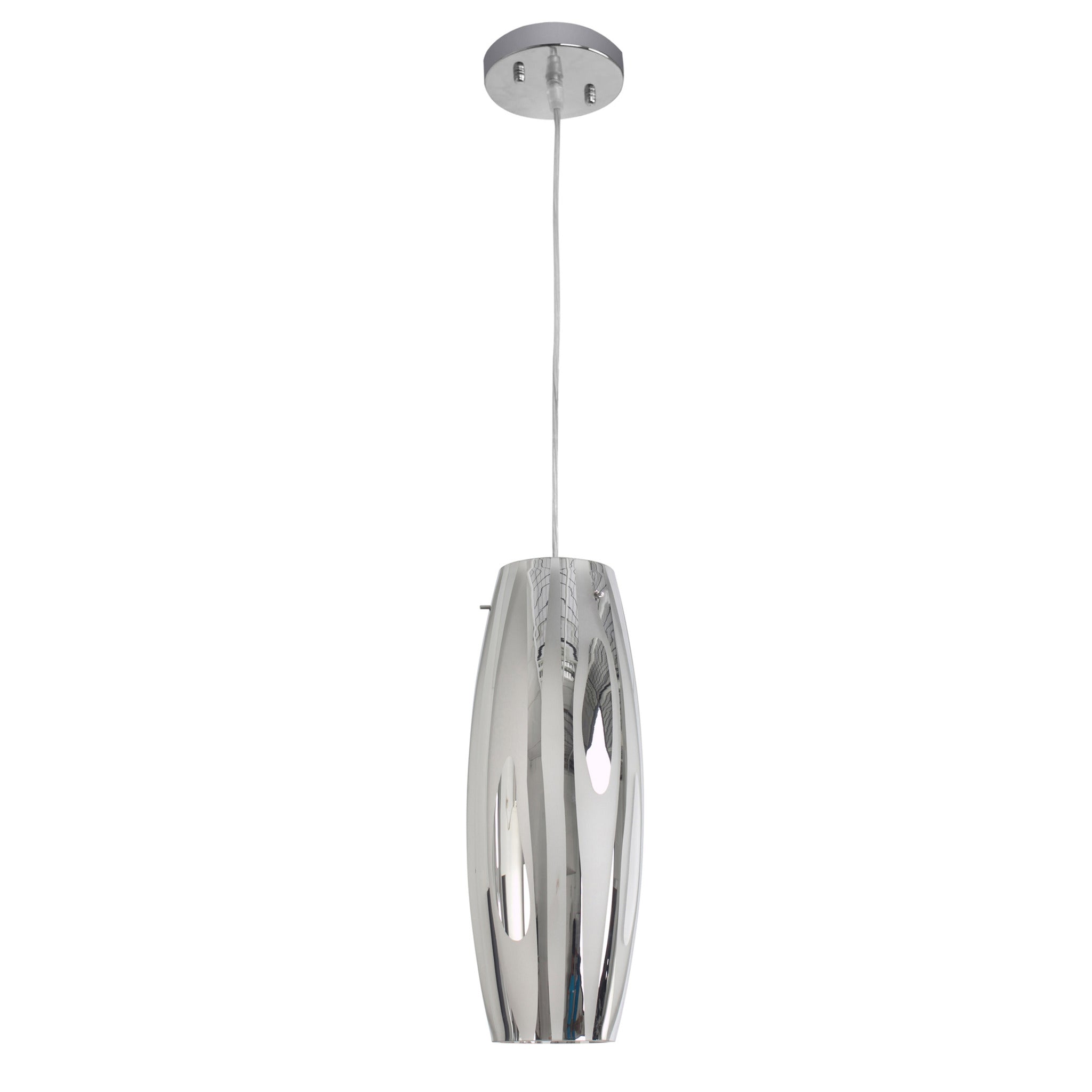 Chroman Empire 1 Light Mini Pendant - Chrome