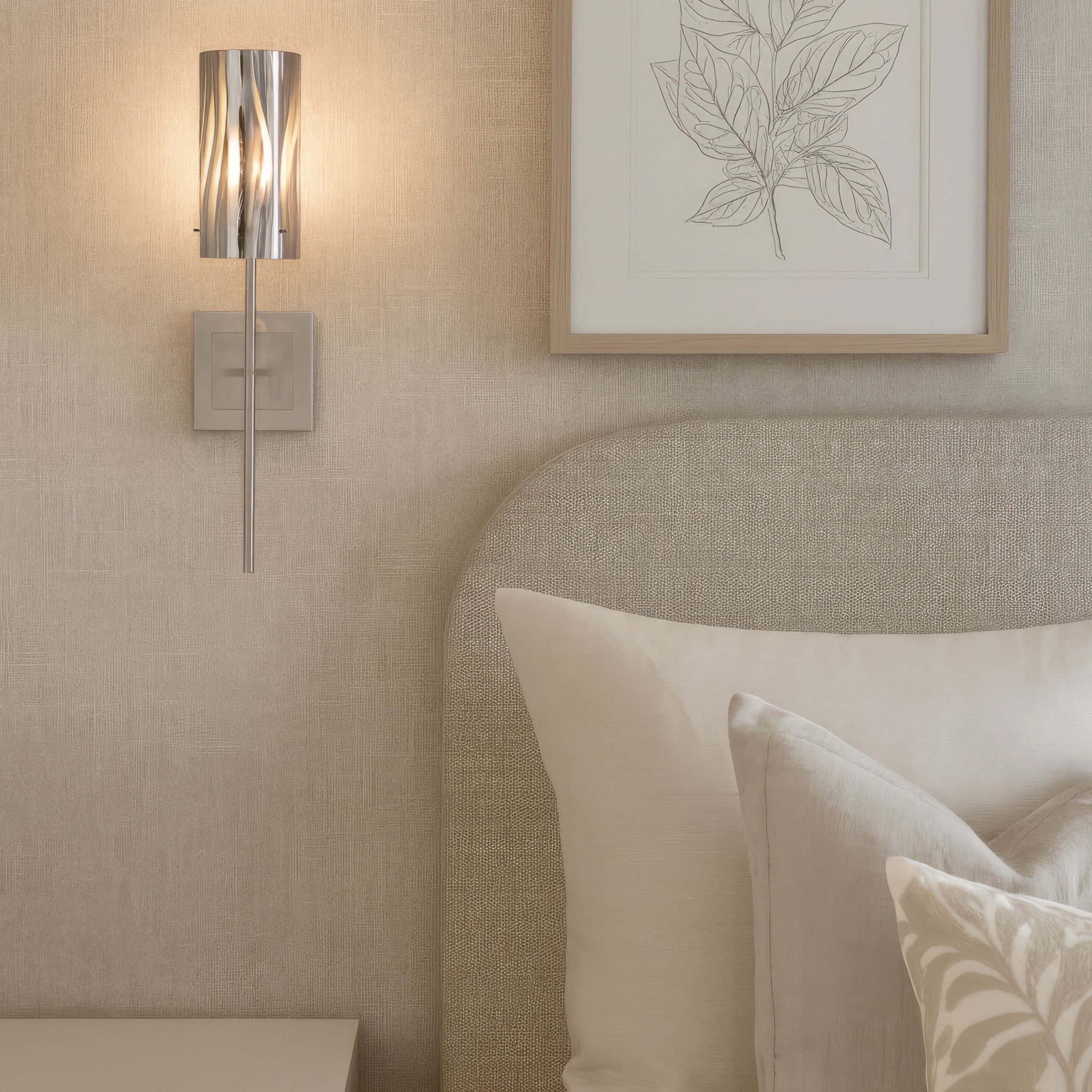 Chroman Empire 1-Light Sconce - Chrome