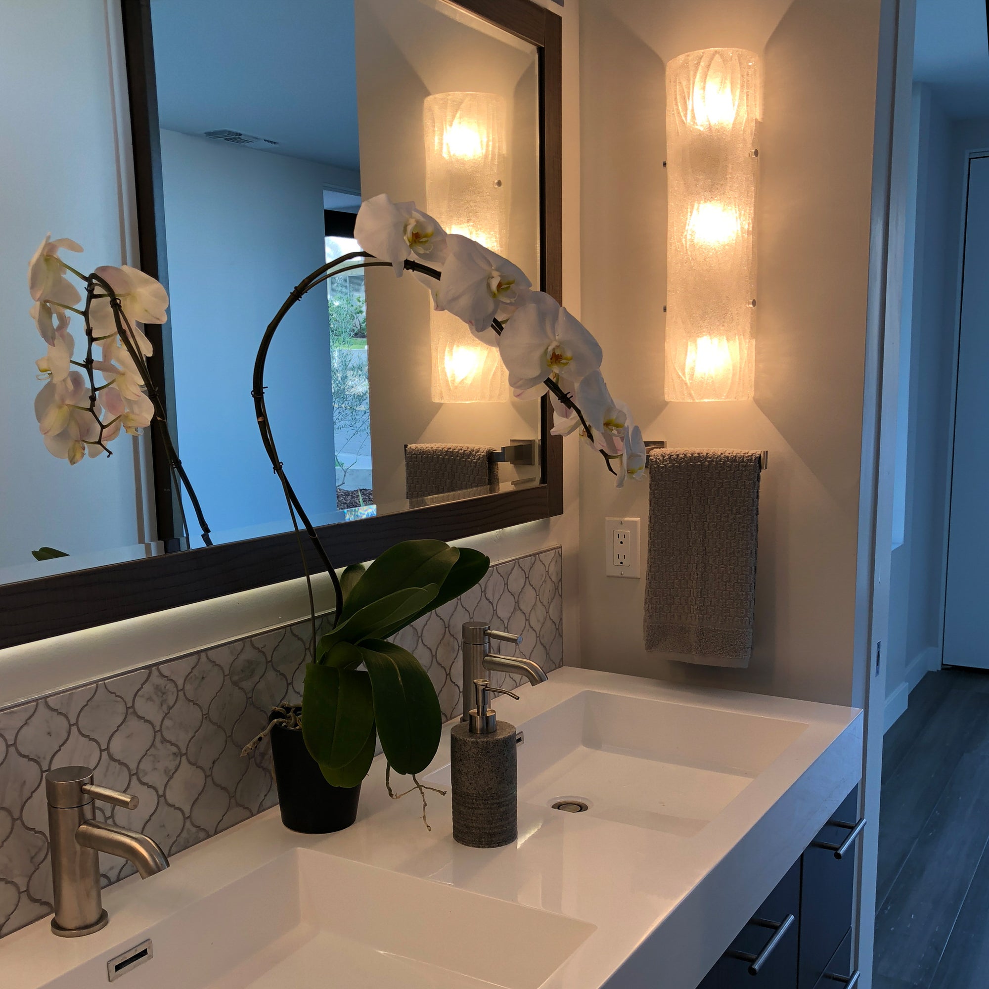 Brilliance 3 Light Sconce Fixture - Chrome