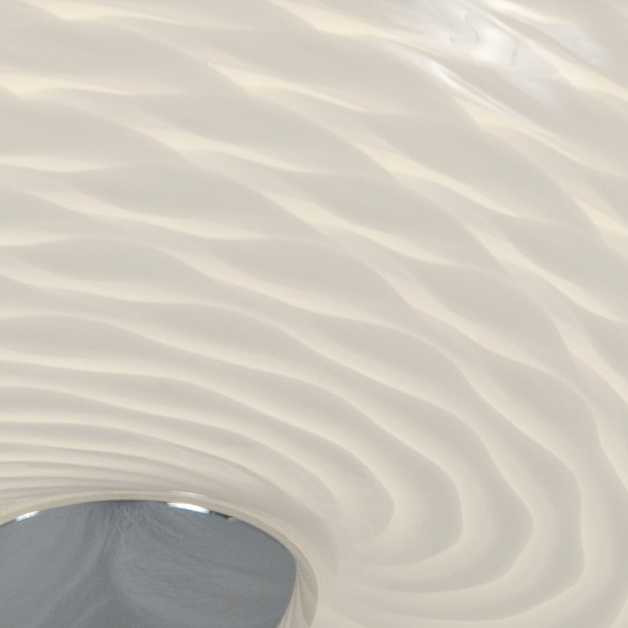 Swirled 2-Light Small Flush Mount - French Feather