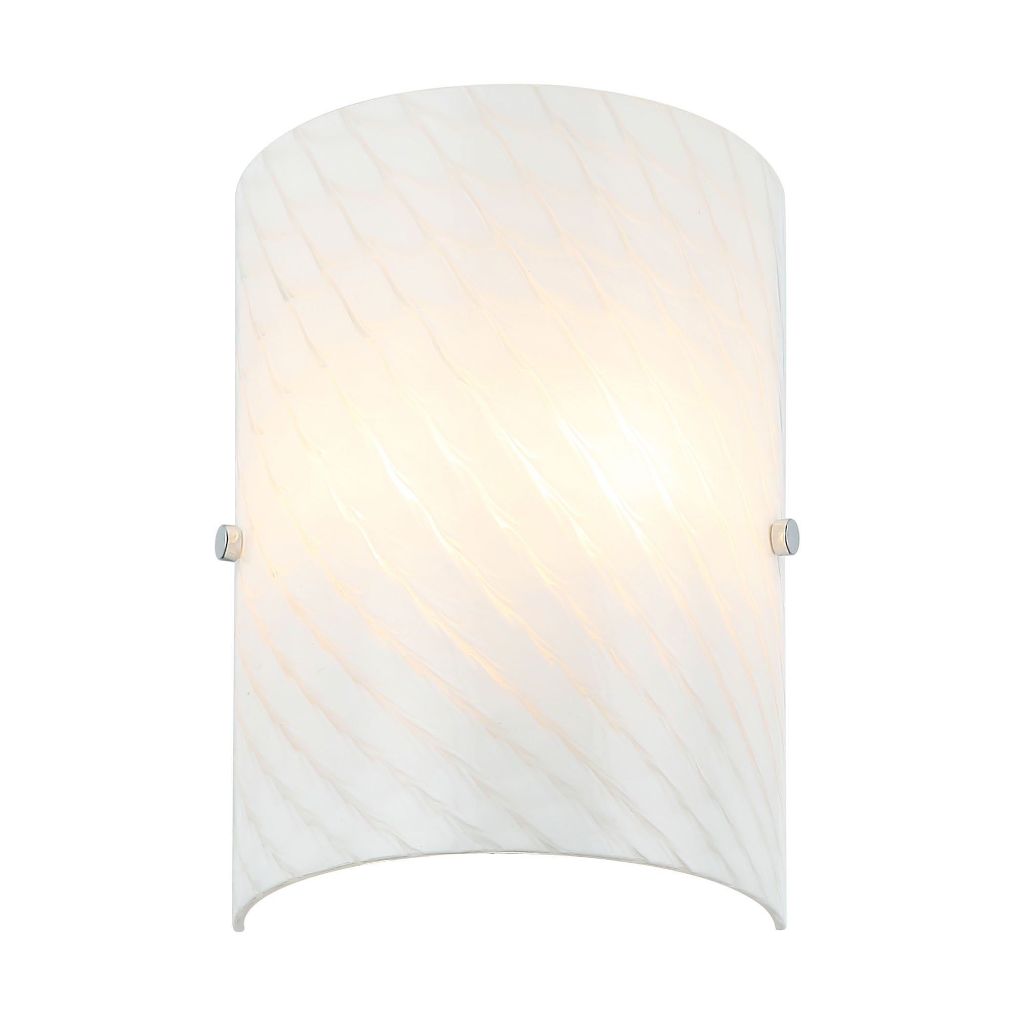 Swirled AC1690 2-Lt Wall Sconce - Chrome